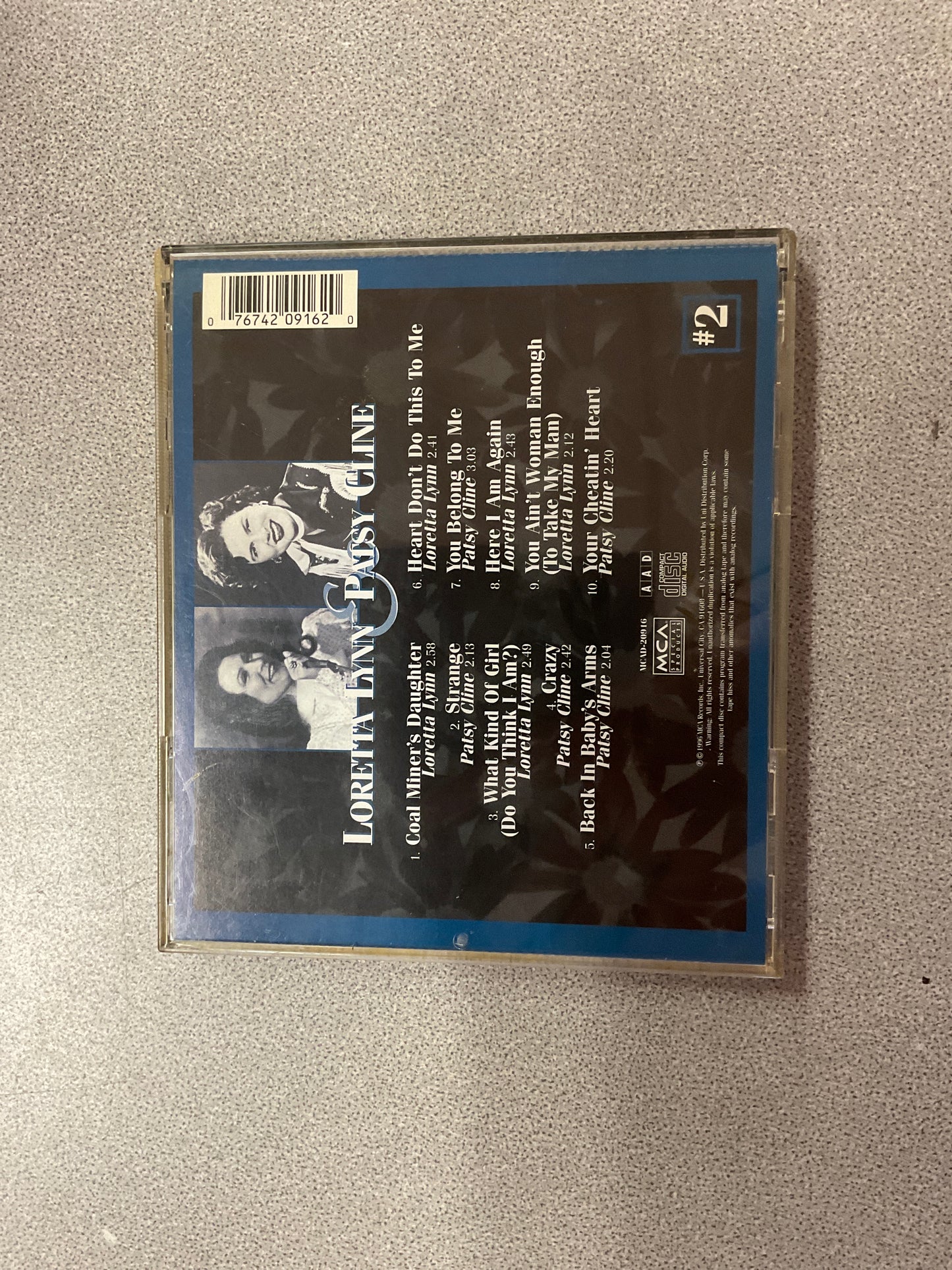 CD Loretta Lynn & Patsy Cline #2