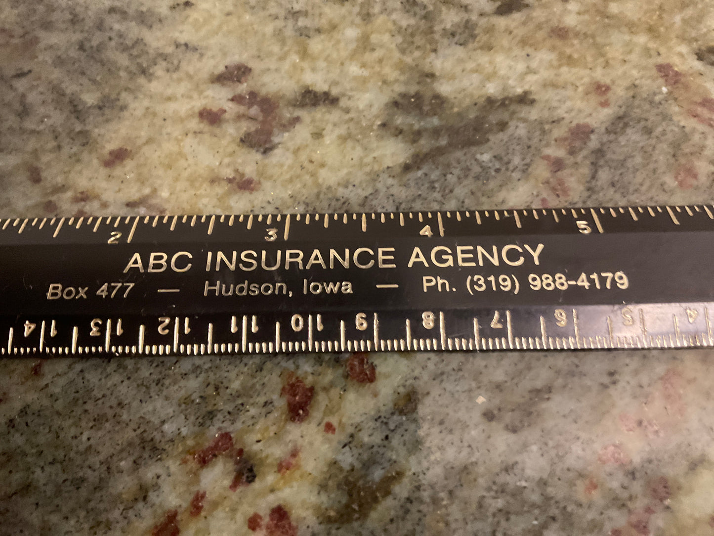 ABC Insurance Agency 7” Plastic Ruler