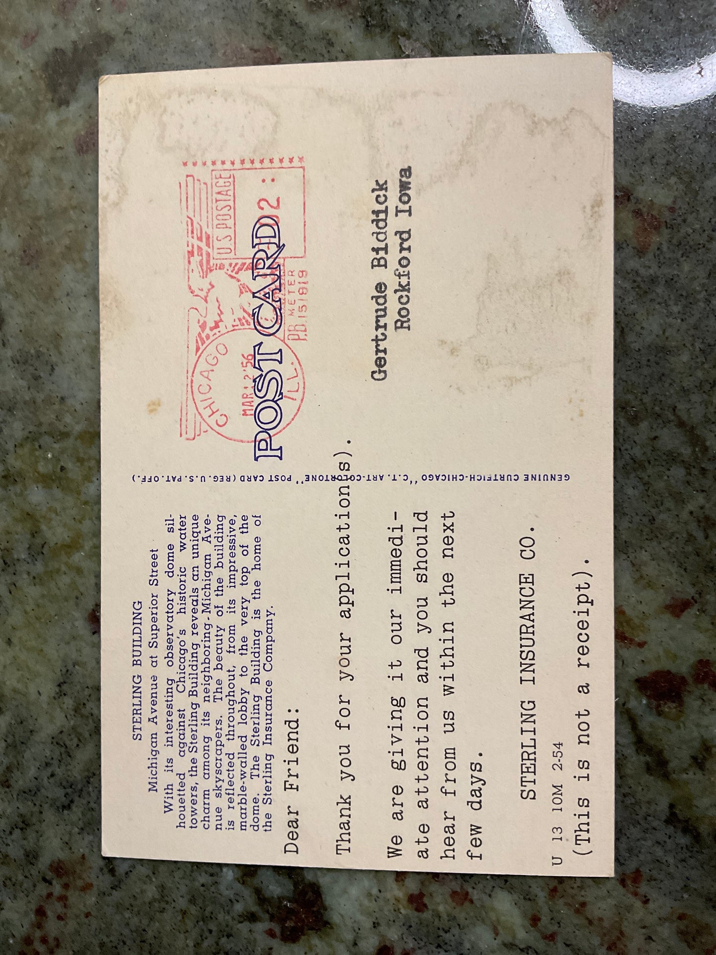 Vintage Post Card