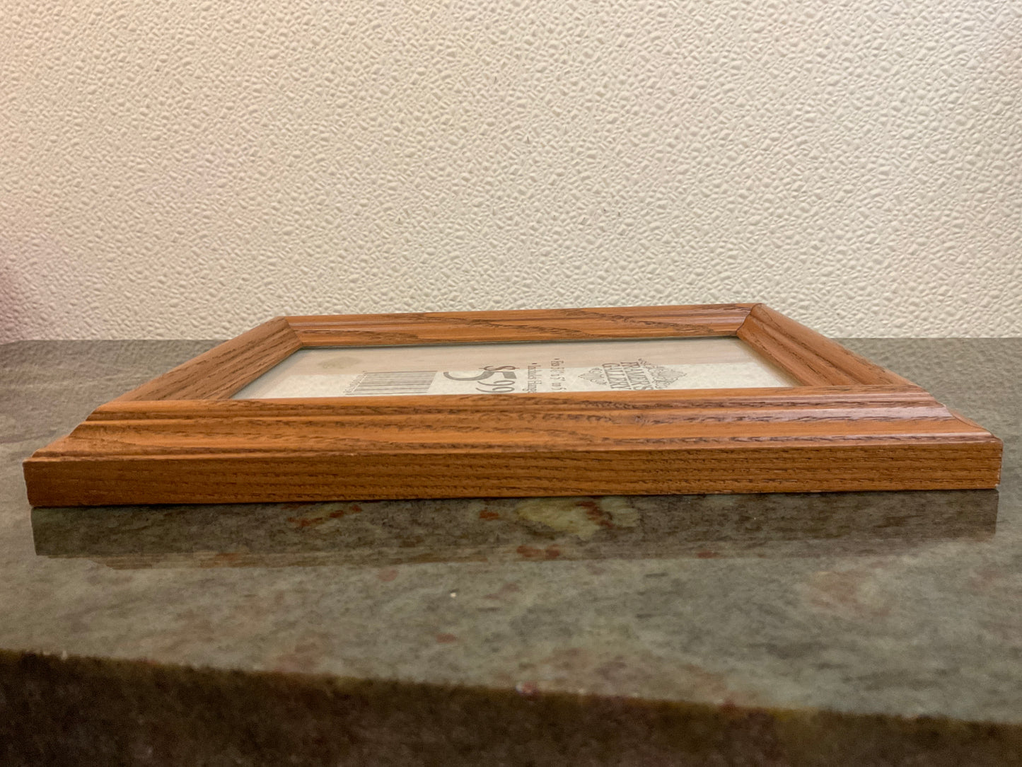 Wood Frame With Glass/Wall Hook