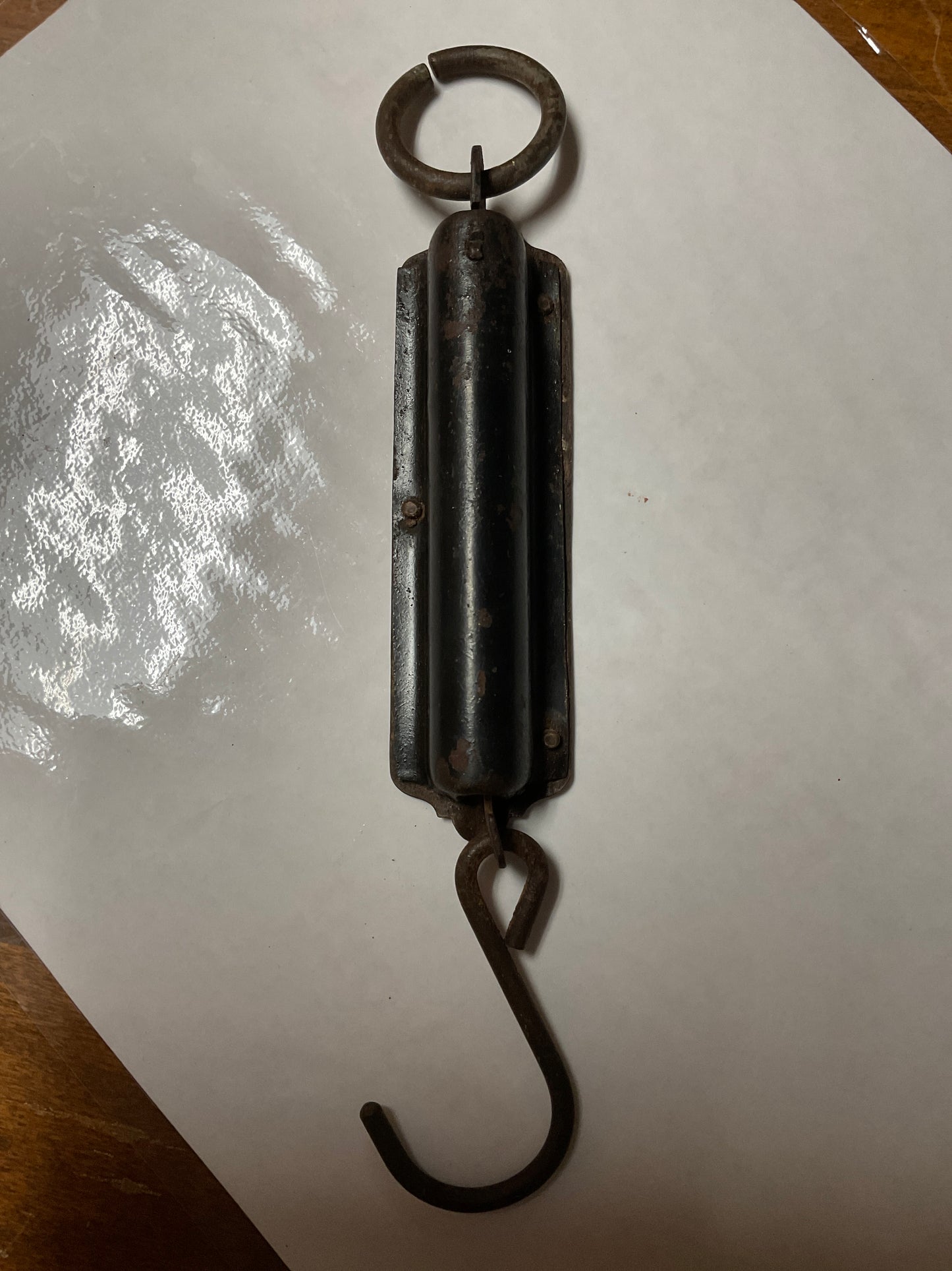 Vtg Chatillon Hanging Fish Scale Model 3