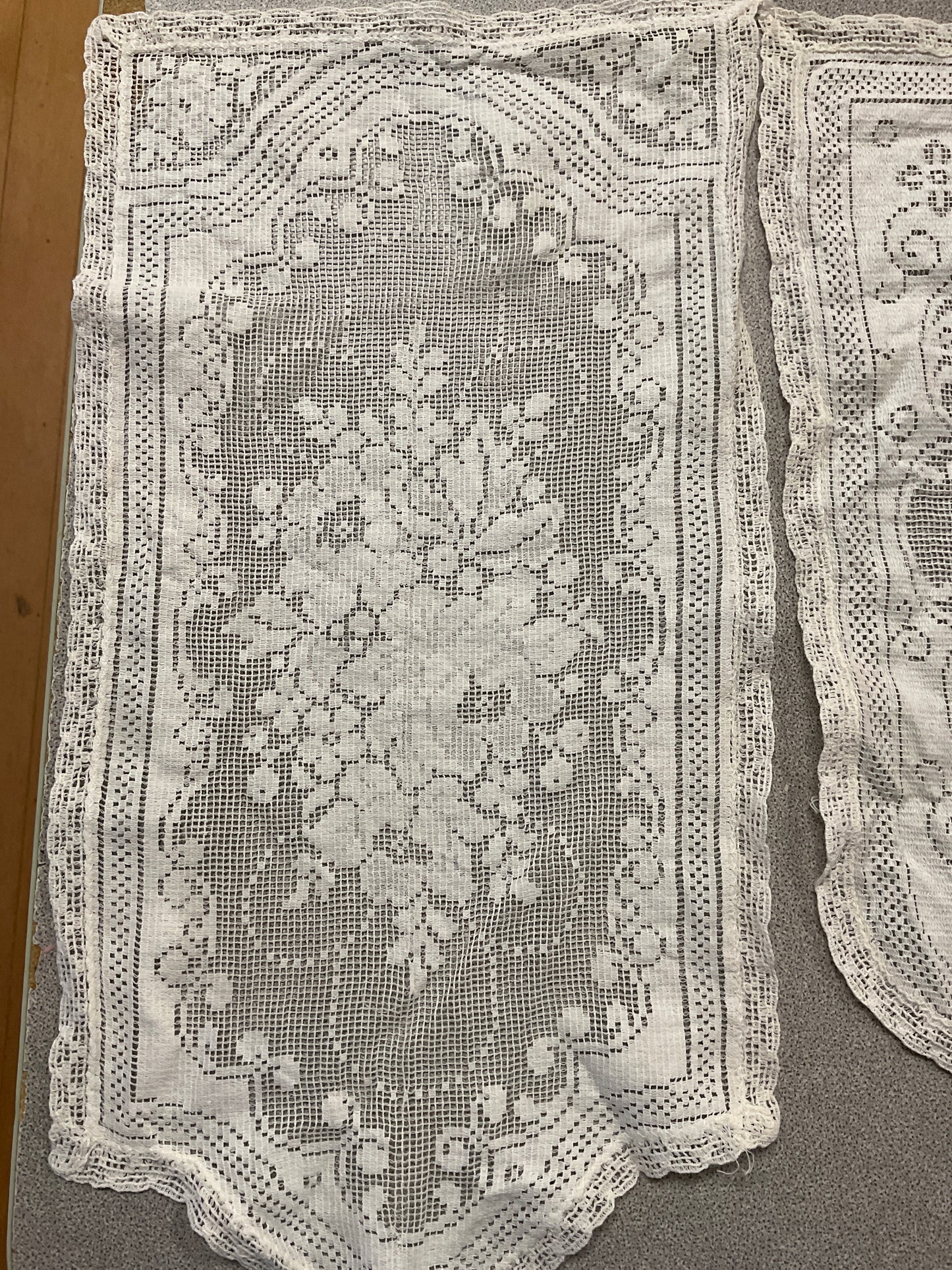 Vintage Lace Chair Back/ Arm Covers Set