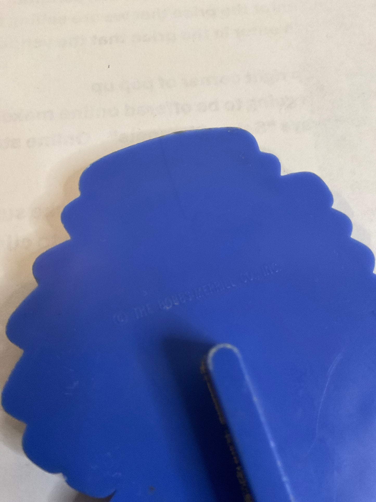 Blue Plastic Rag Doll Cookie Cutter