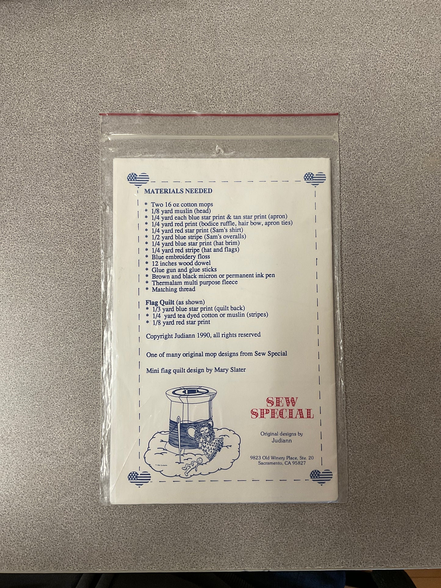 Sew Special - “Americana Mops”