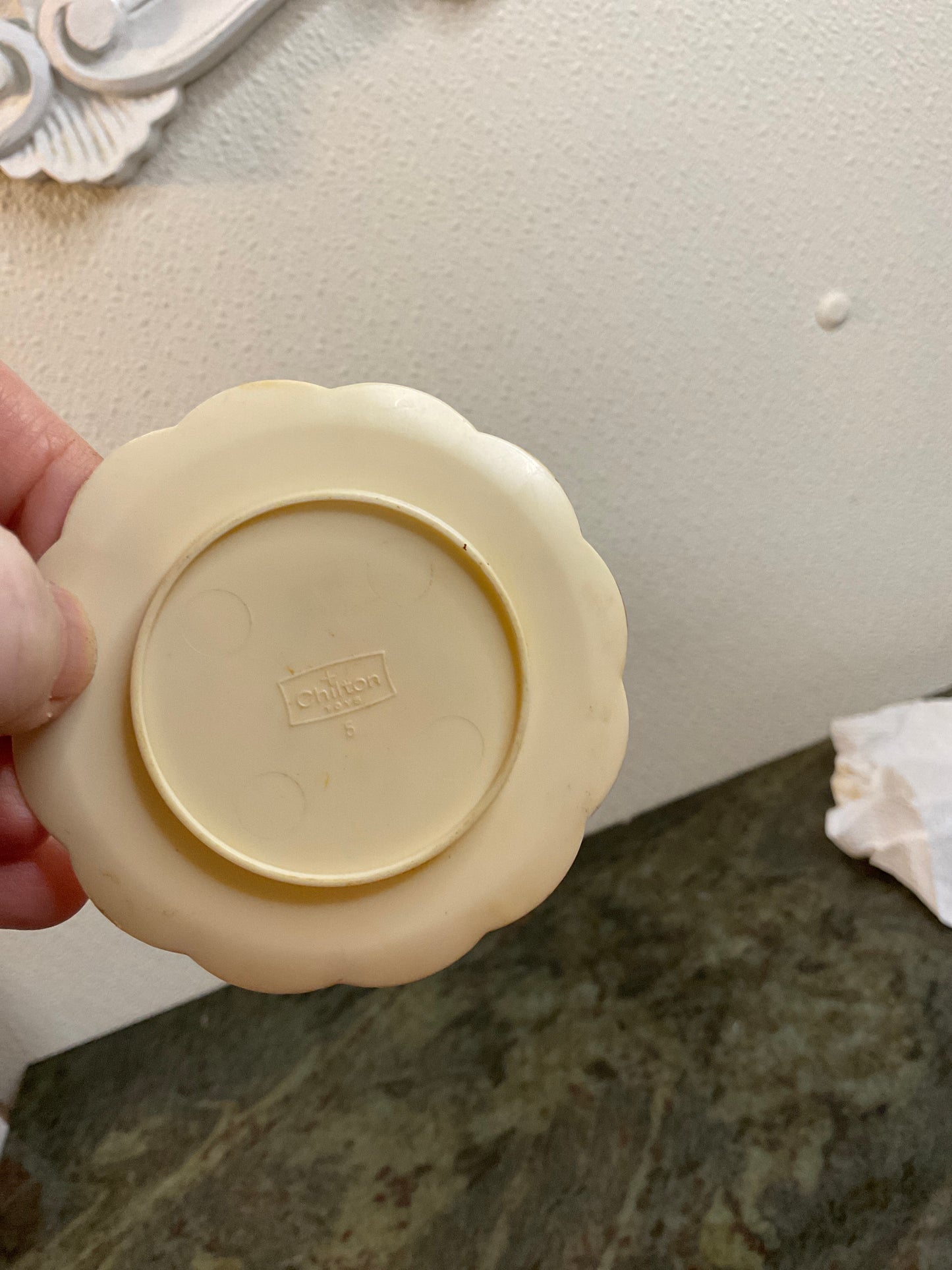 Vtg Chilton Tea Set Plate 3”