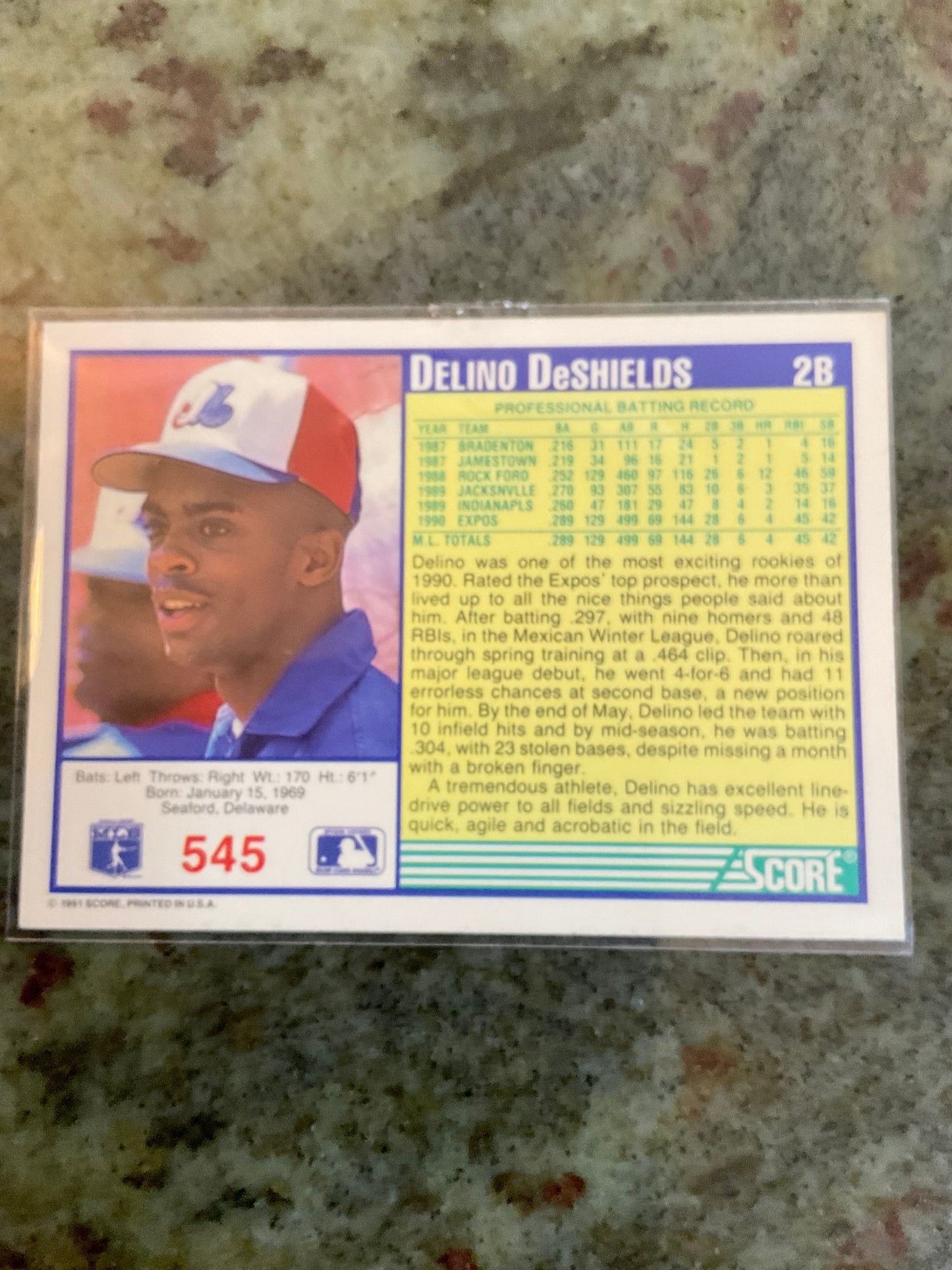 Delino DeShields Expos