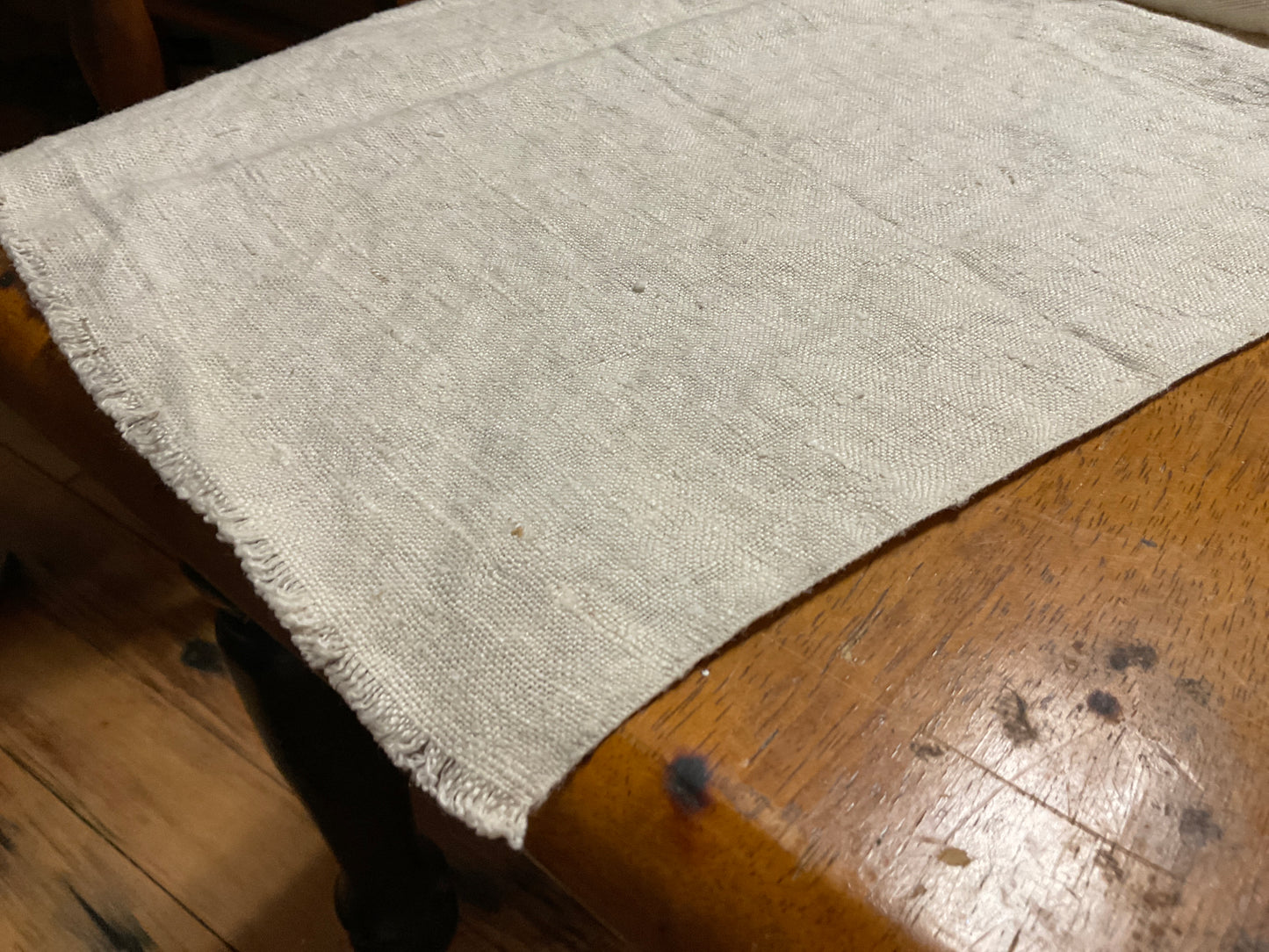 Cream Table Runner 104” x 16.5”