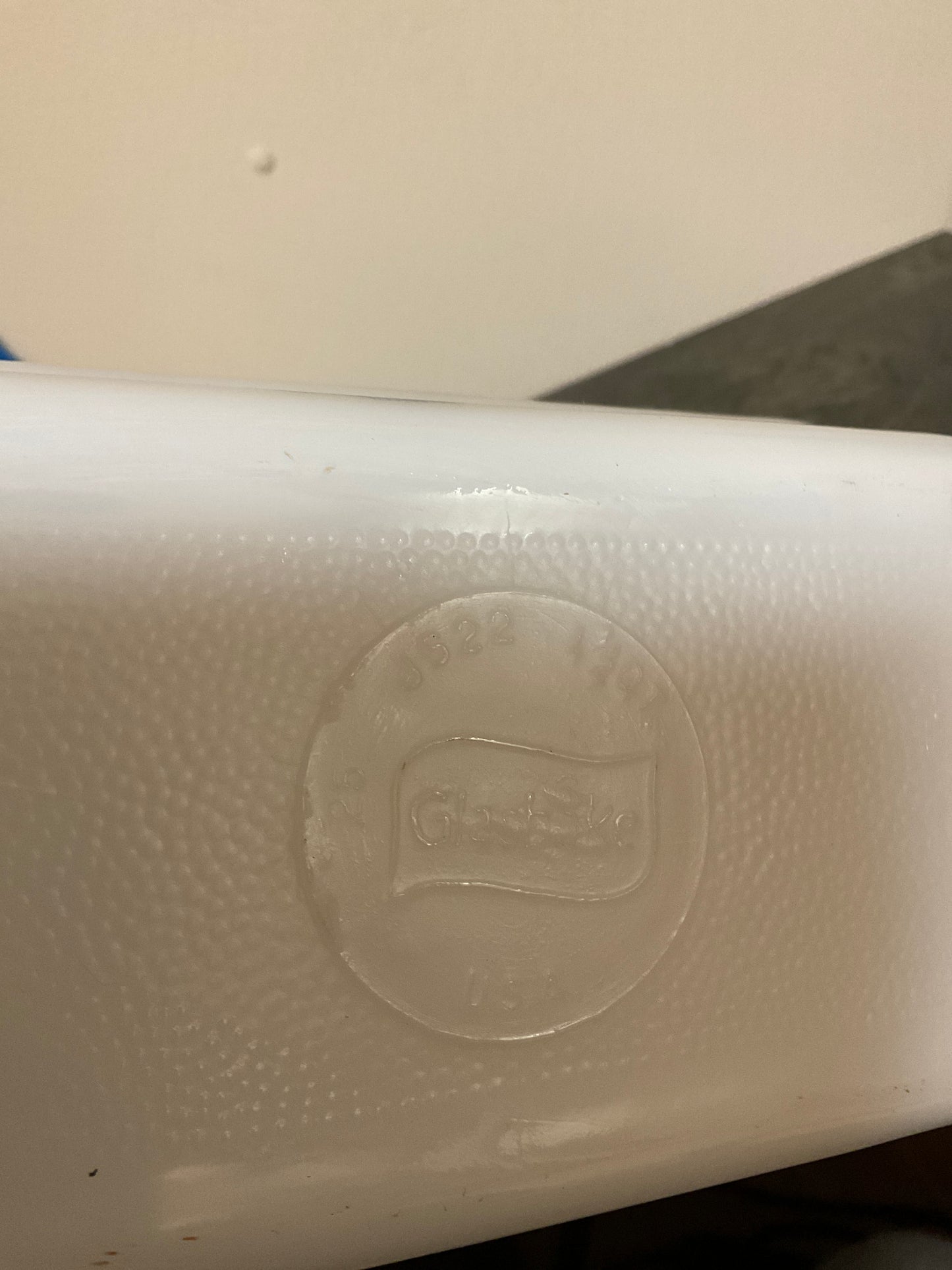 Glasbake Blue Onion Loaf Pan