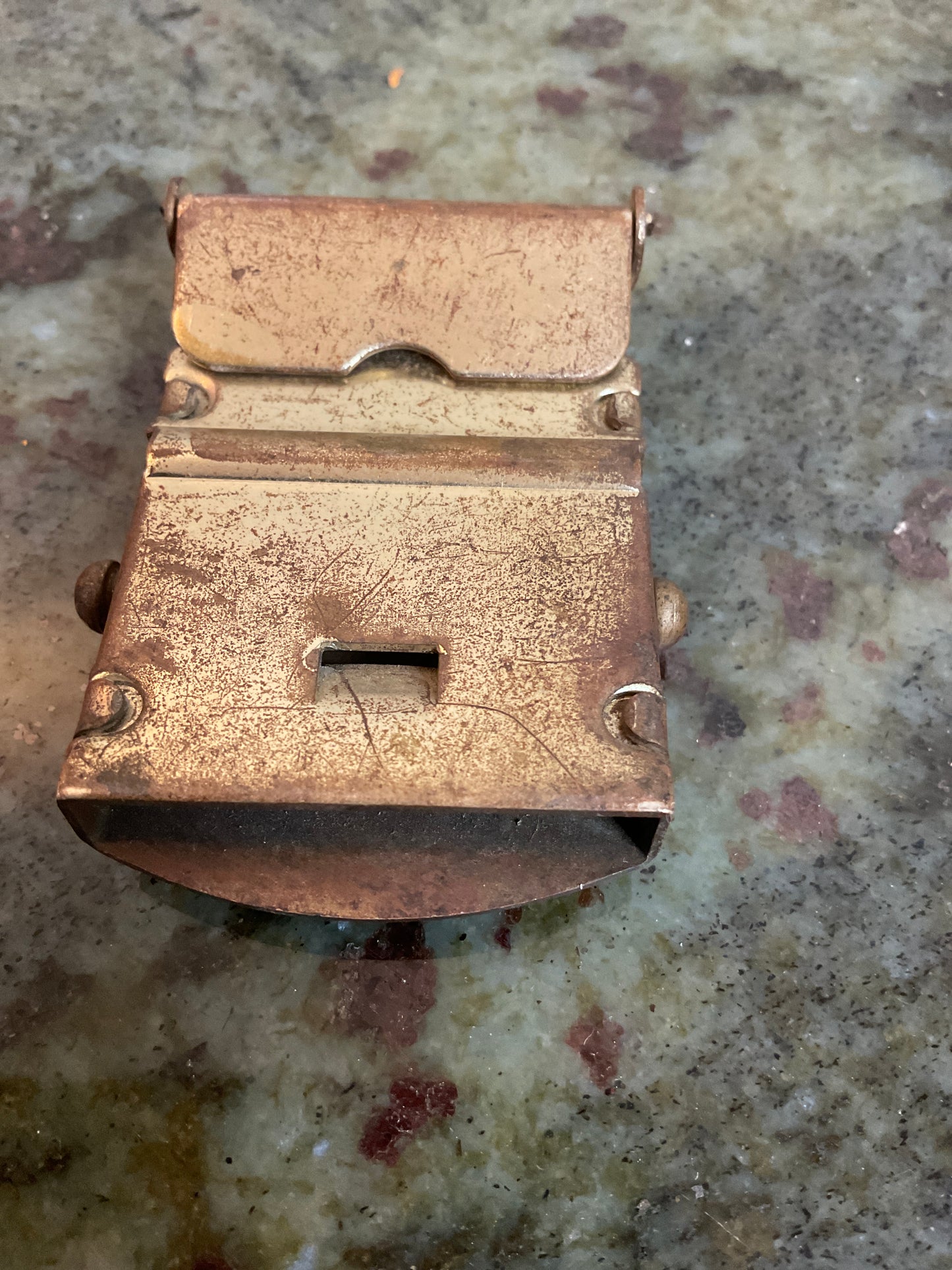 Vintage Solid Brass Belt Buckle