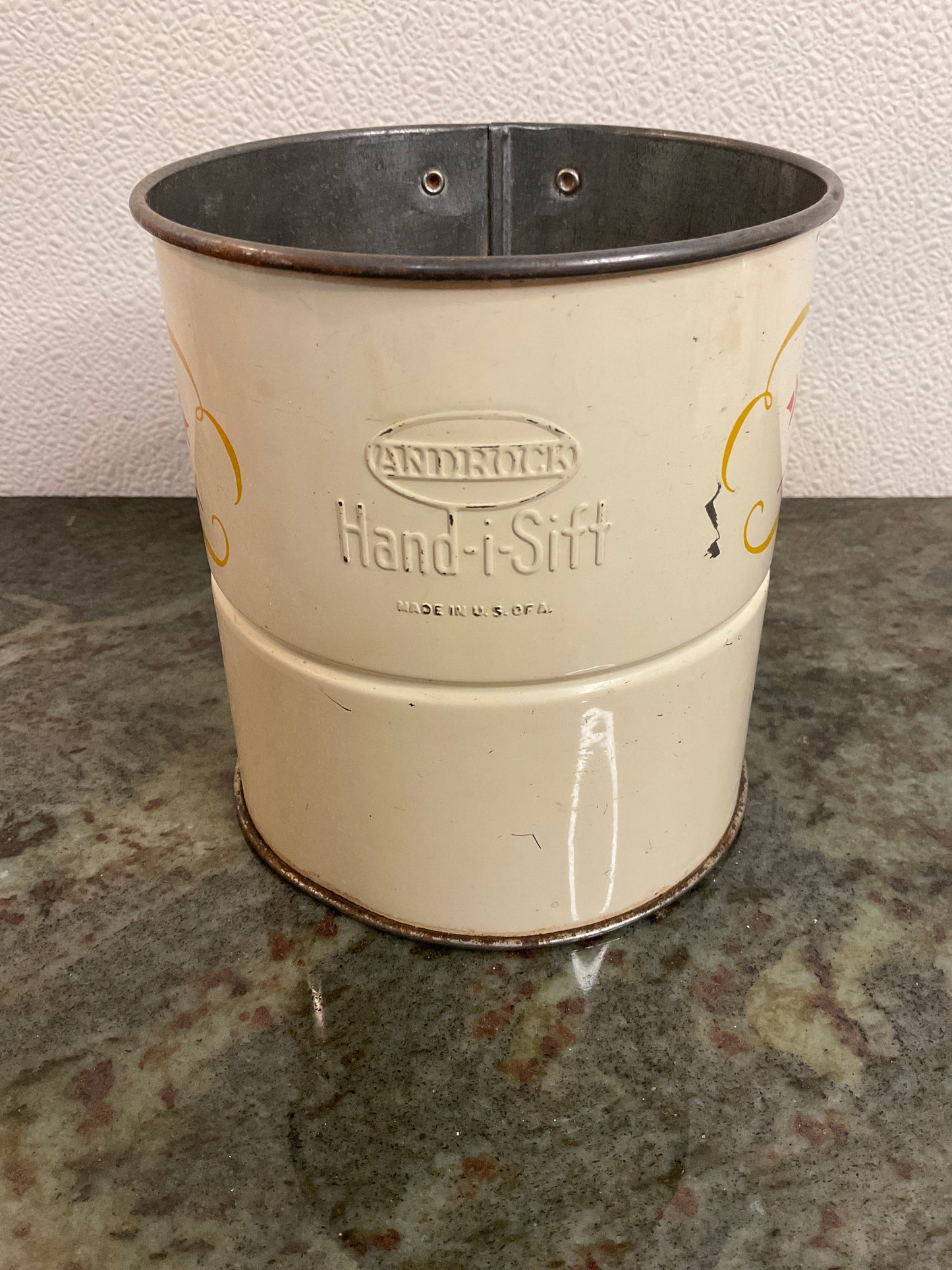 Vintage Androck Hand-I-Siff Flour Sifter