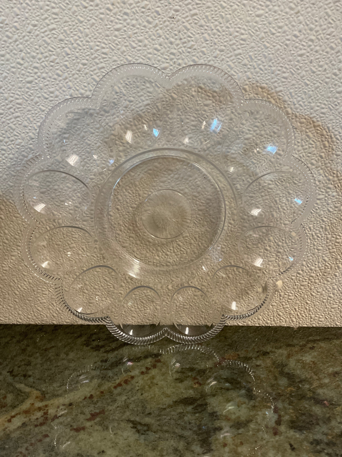 Clear Plastic Deviled Egg Tray Holder