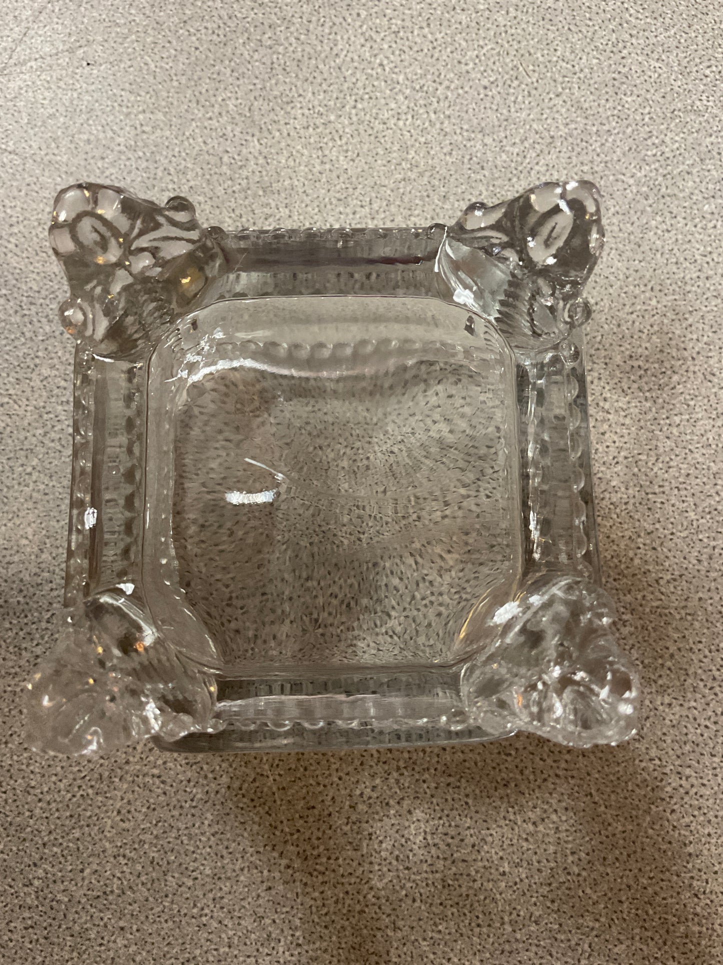 Glass Vanity Trinket Box