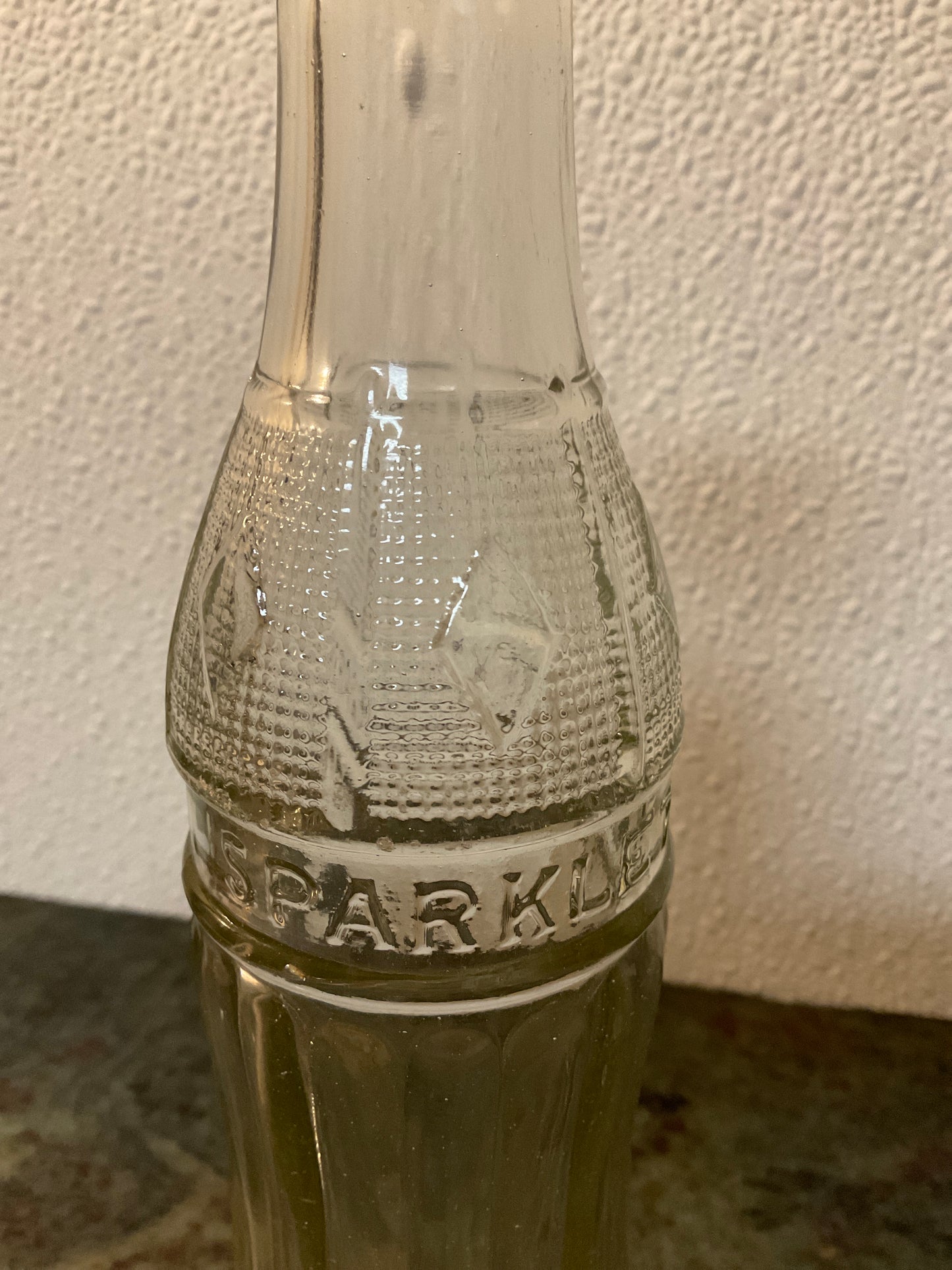 Manchester NH Sparklet Embossed Bottle