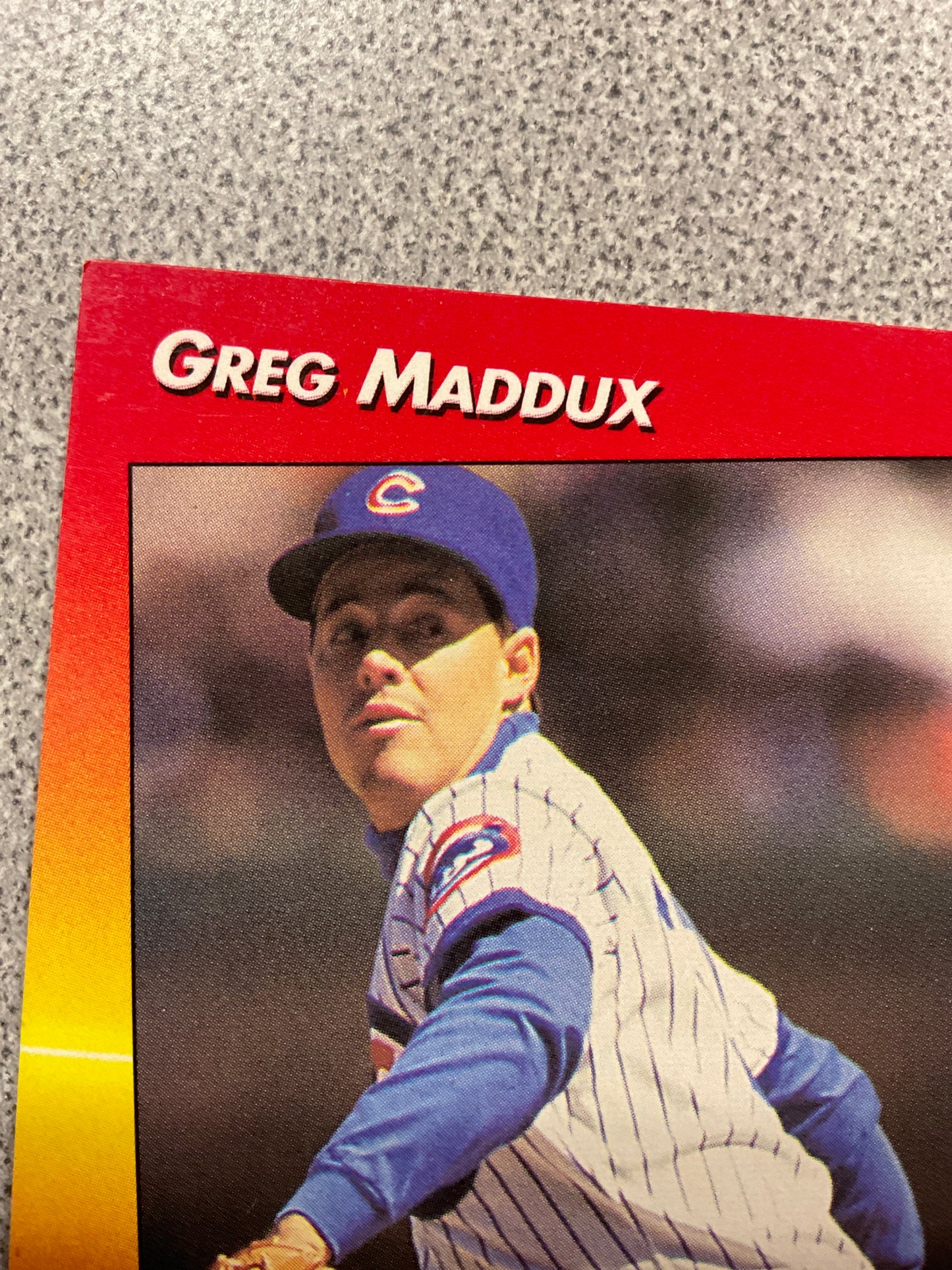 Baseball Card Greg Maddux