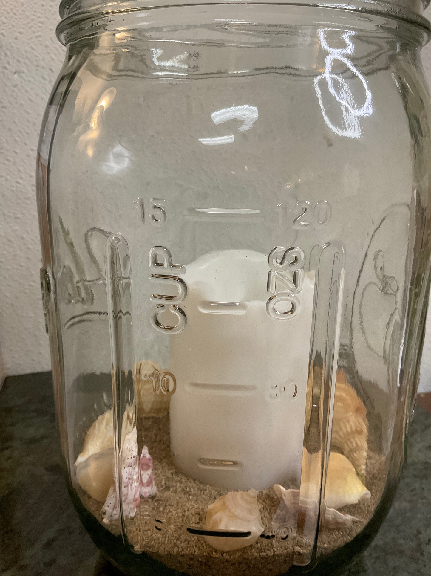Mason Jar Lantern and Candle Set