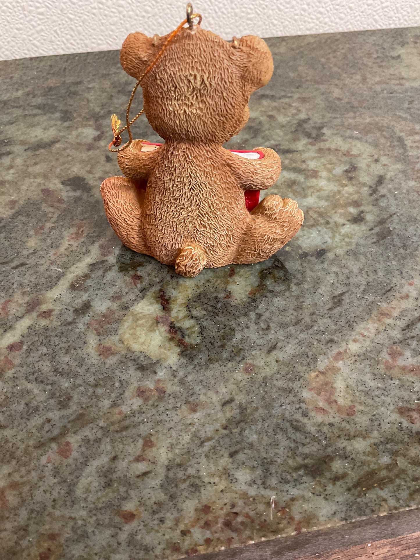 Vintage Teddybear Caretaker Ornament