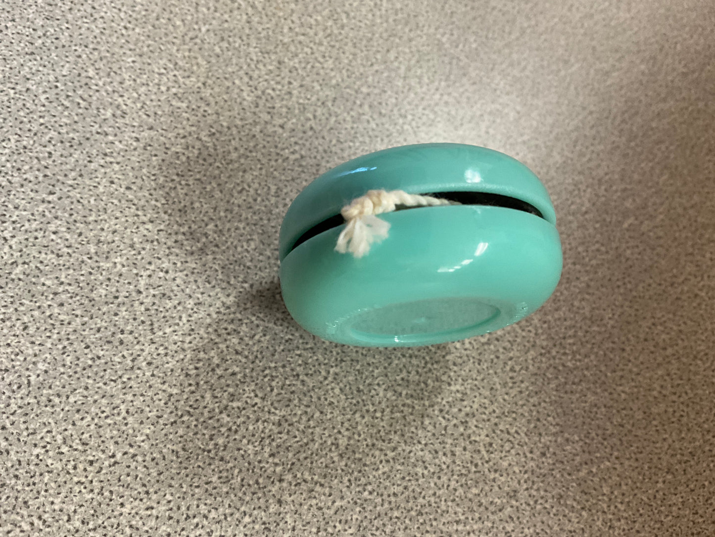 Holiday Turquoise with Penguin Mini Yo-Yo