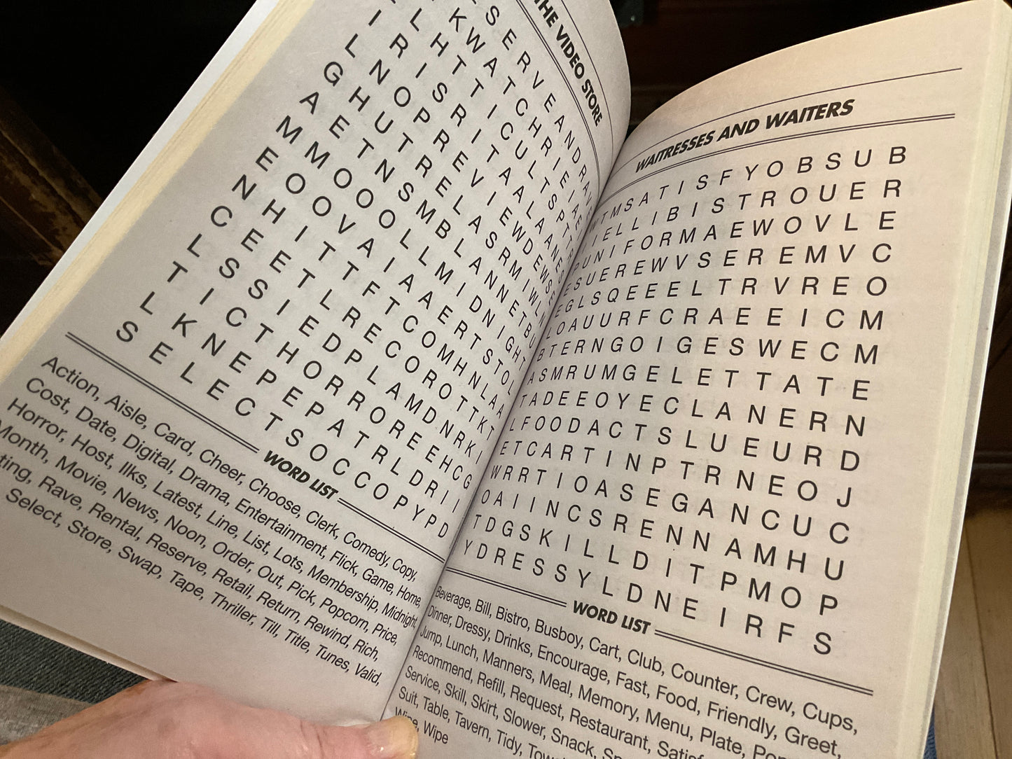 Large Print Word Search