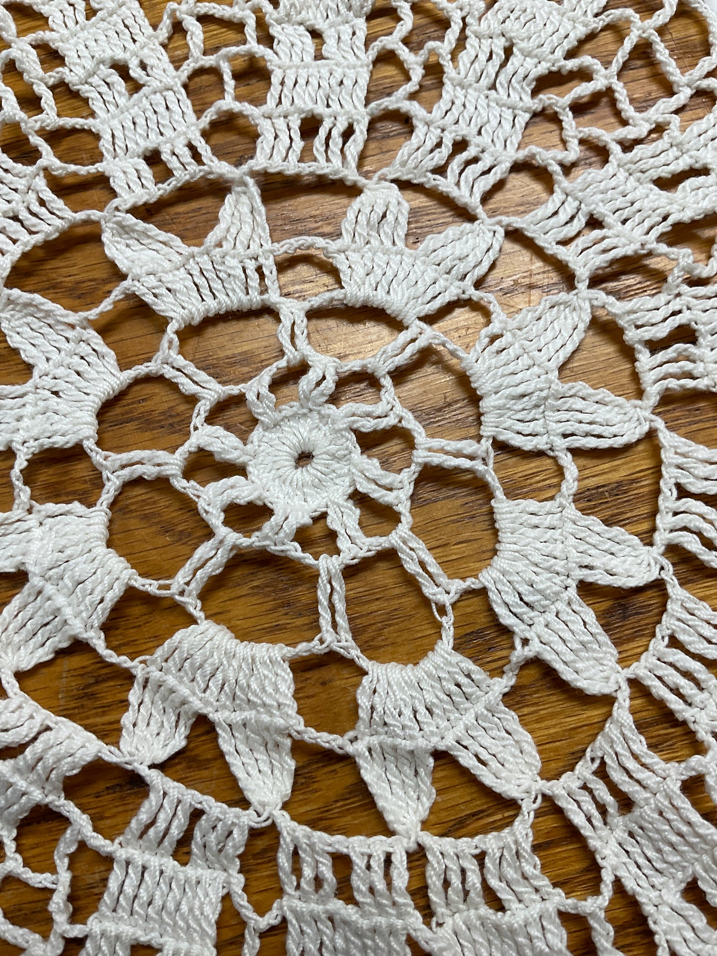 Vintage Round Crocheted Doily