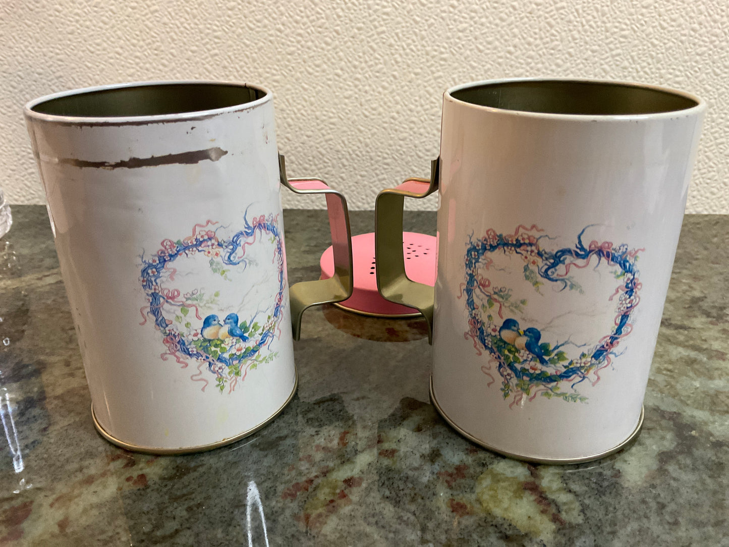 Vintage S/P Tin Shakers