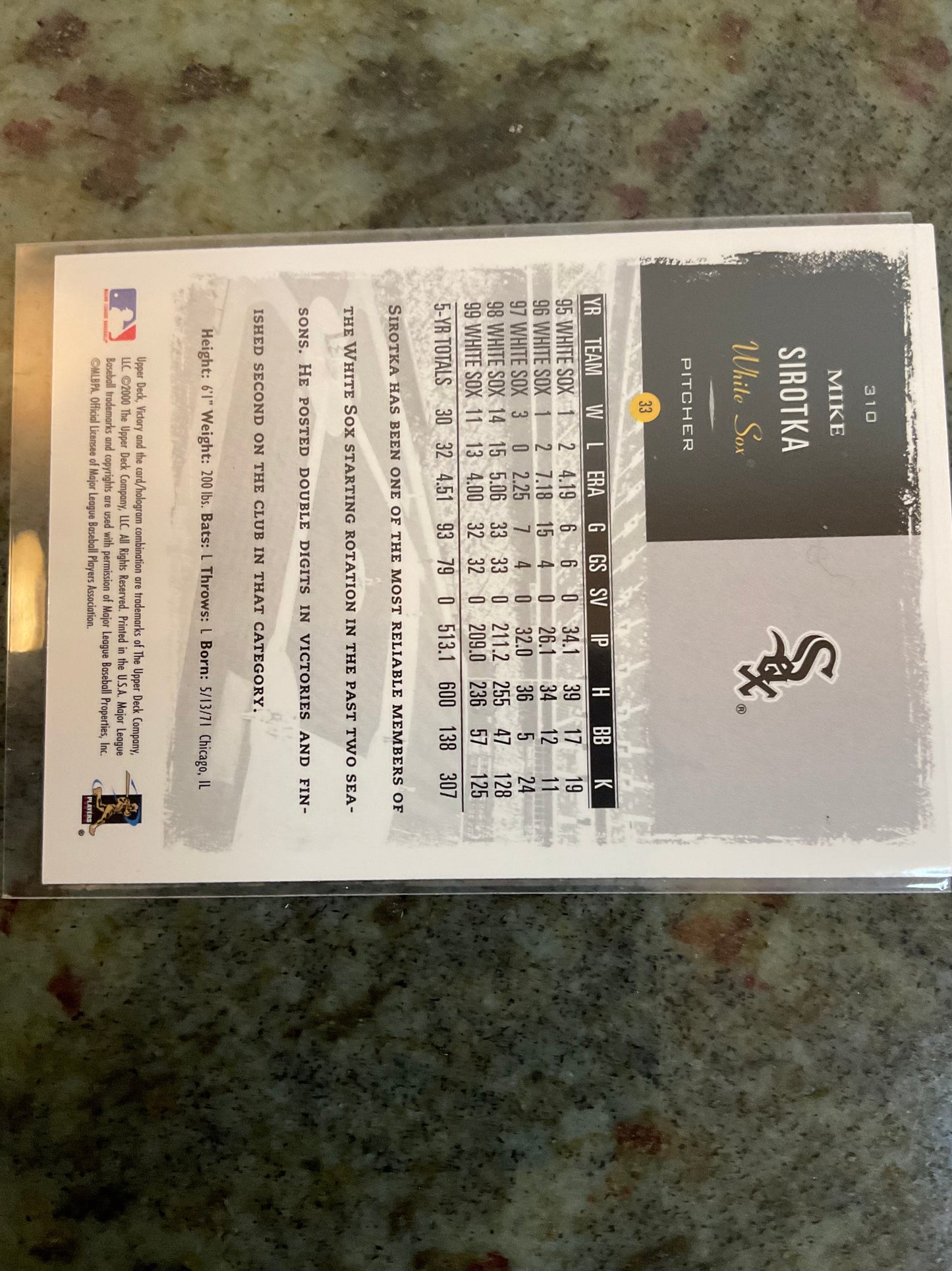White Sox Mike Sirotka