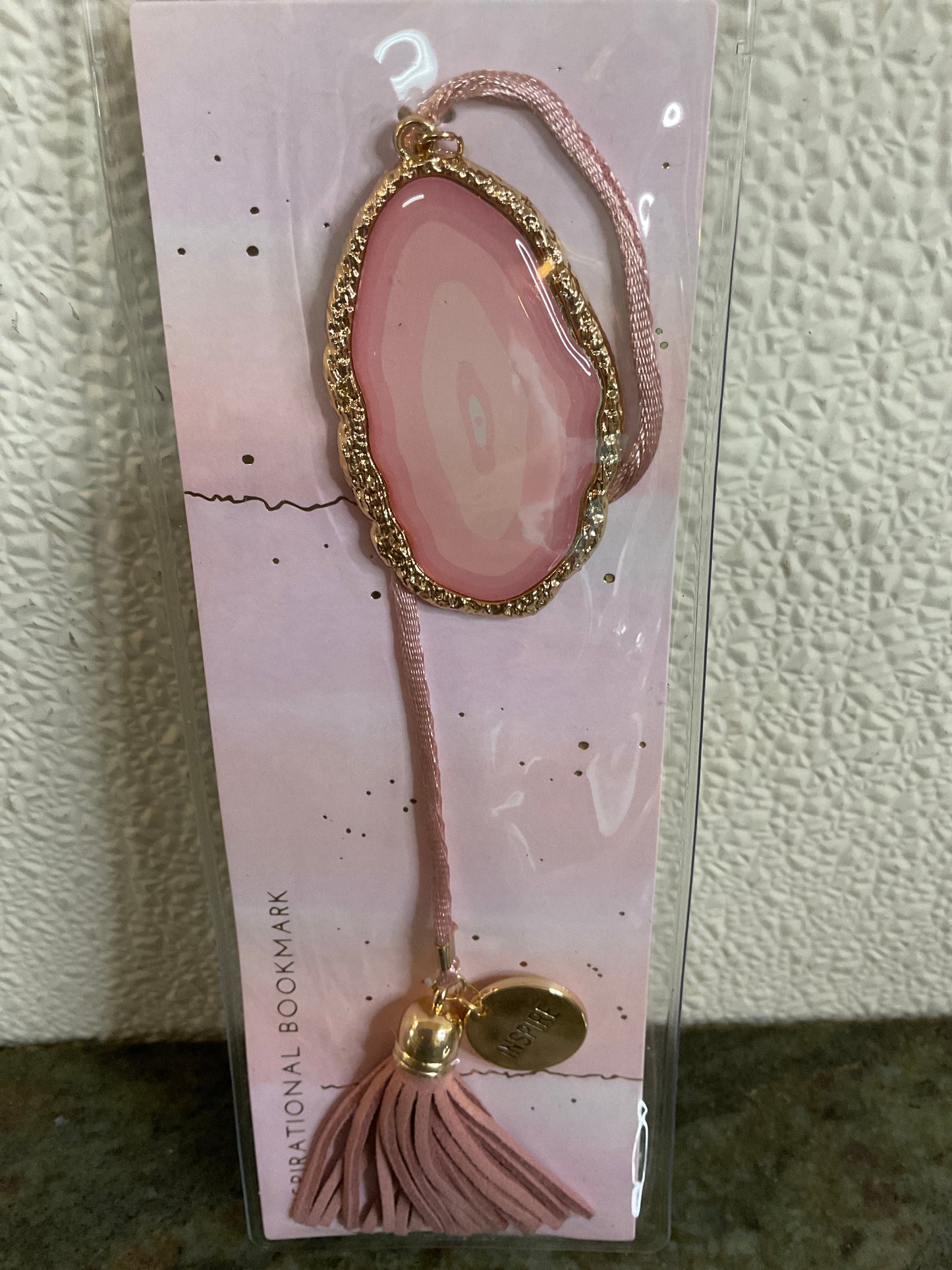 Agate Pink Bookmark