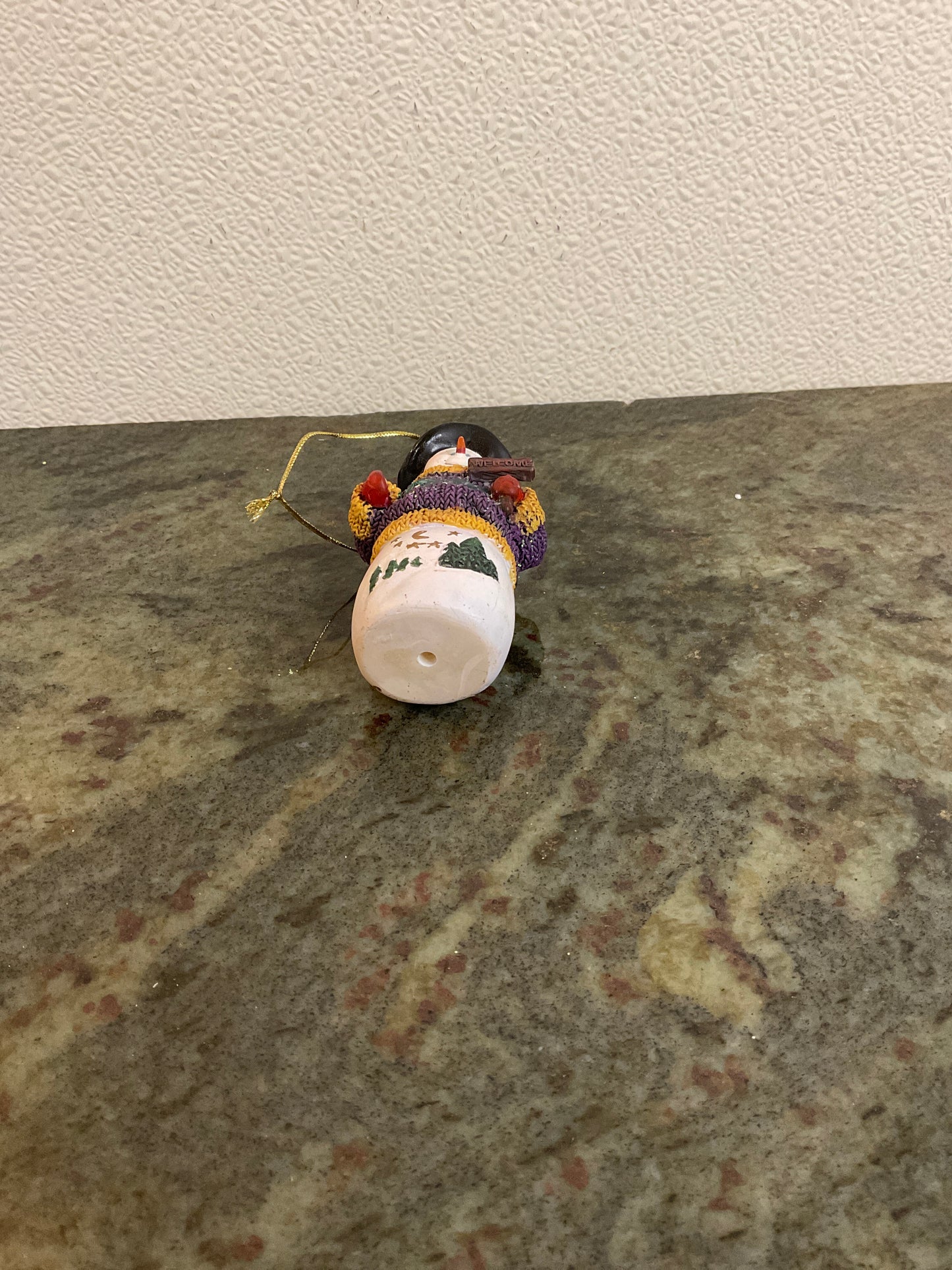 Hand Painted Snowman Ornament