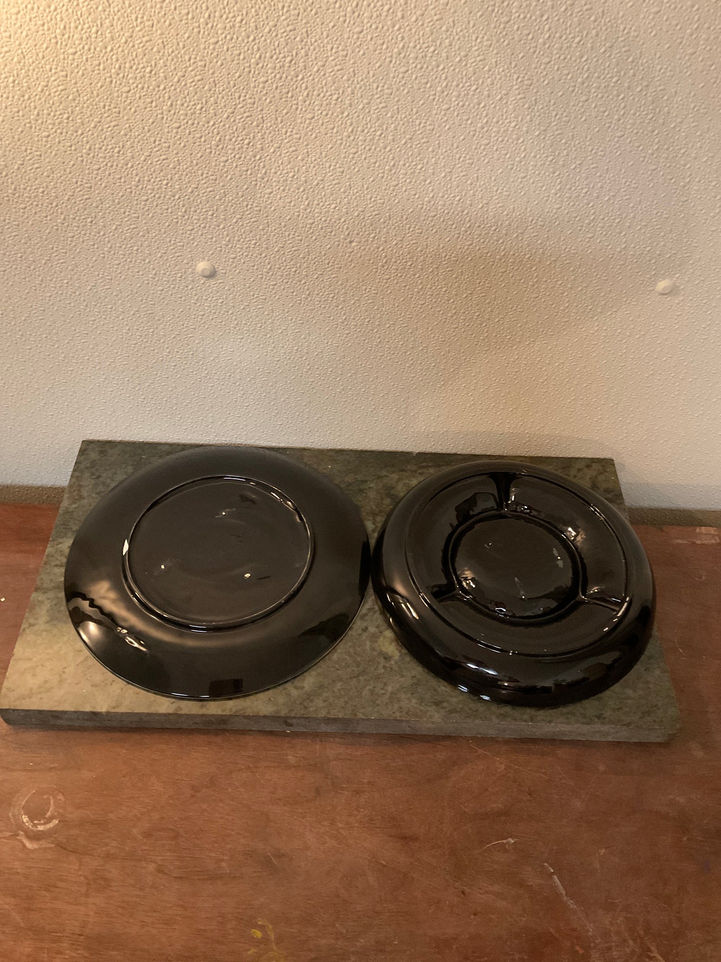 Hazel Attlas Black Drizzle Snack Set