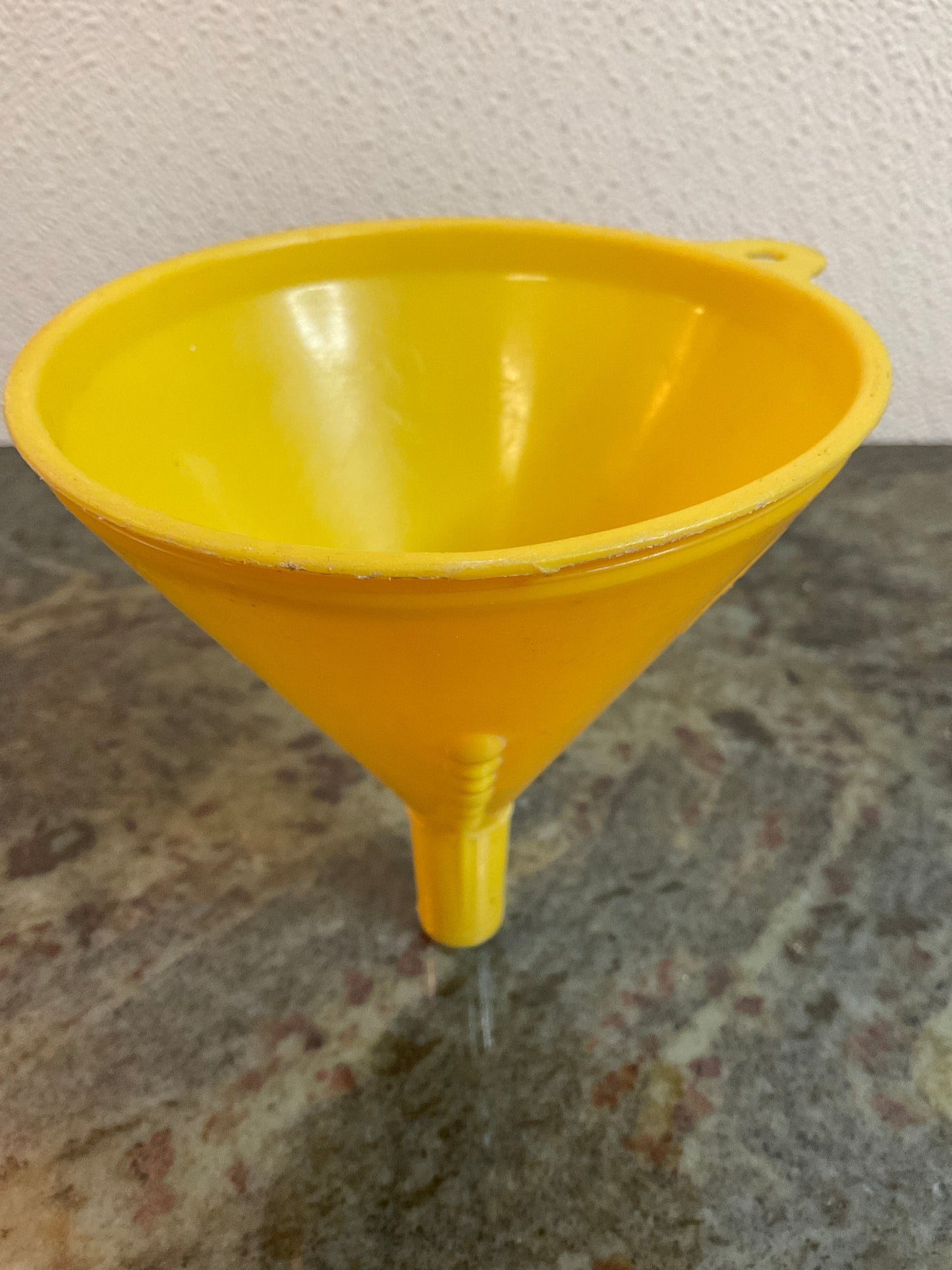 Yellow Plastic Funnel