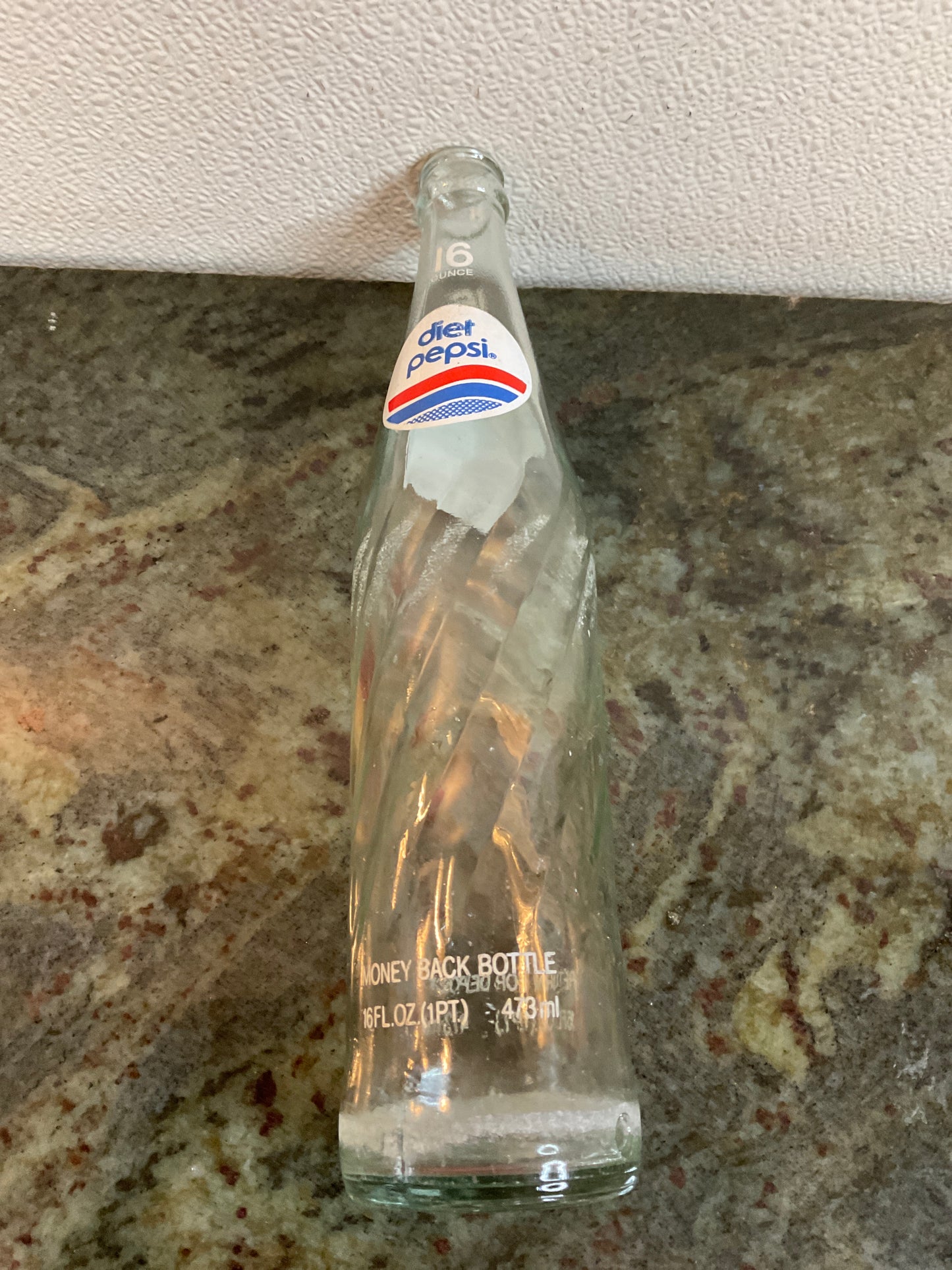 Diet Pepsi Swirl Bottle