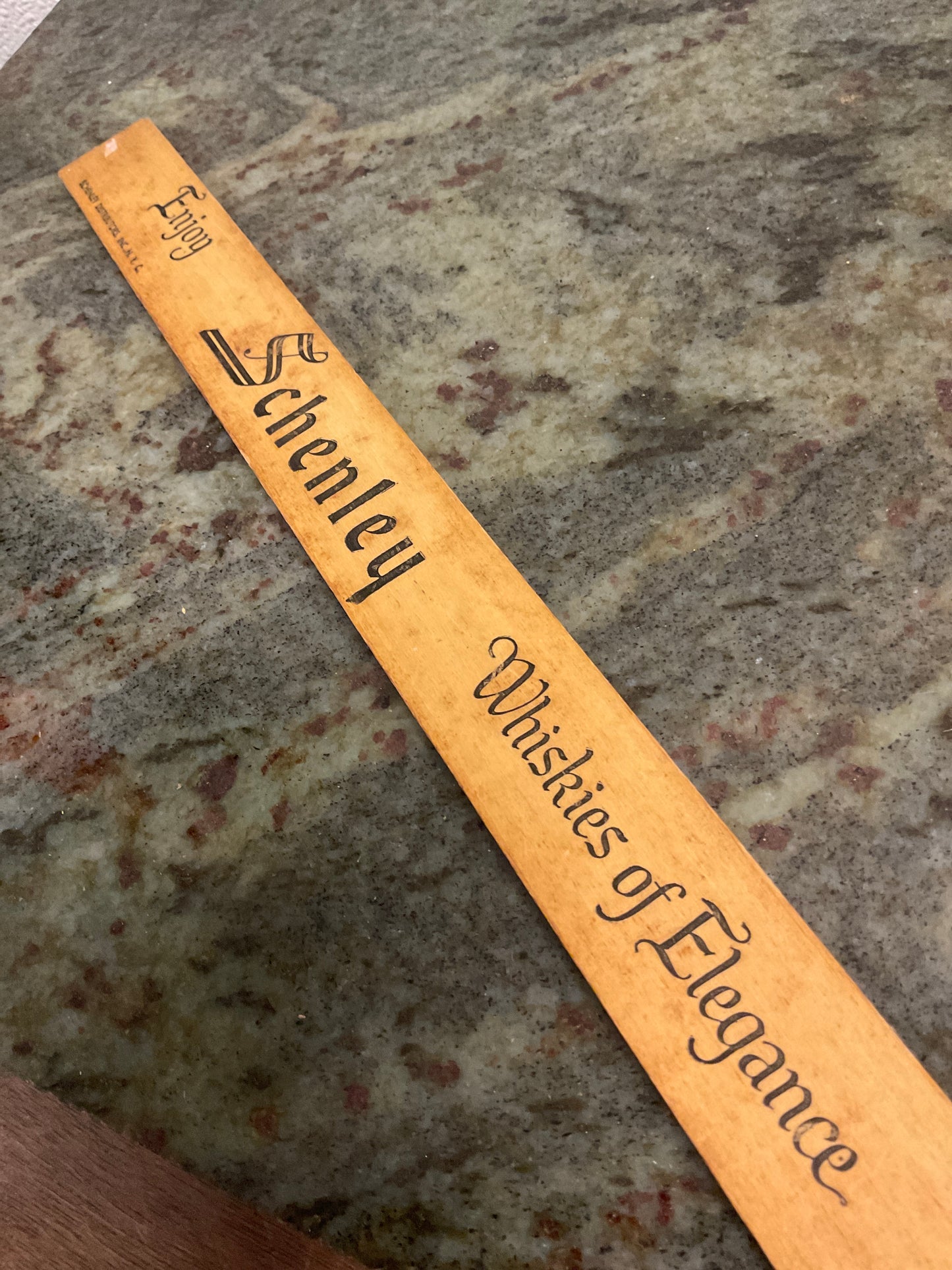 1955 ‘Schenley Whiskies of Elegance’ Ruler