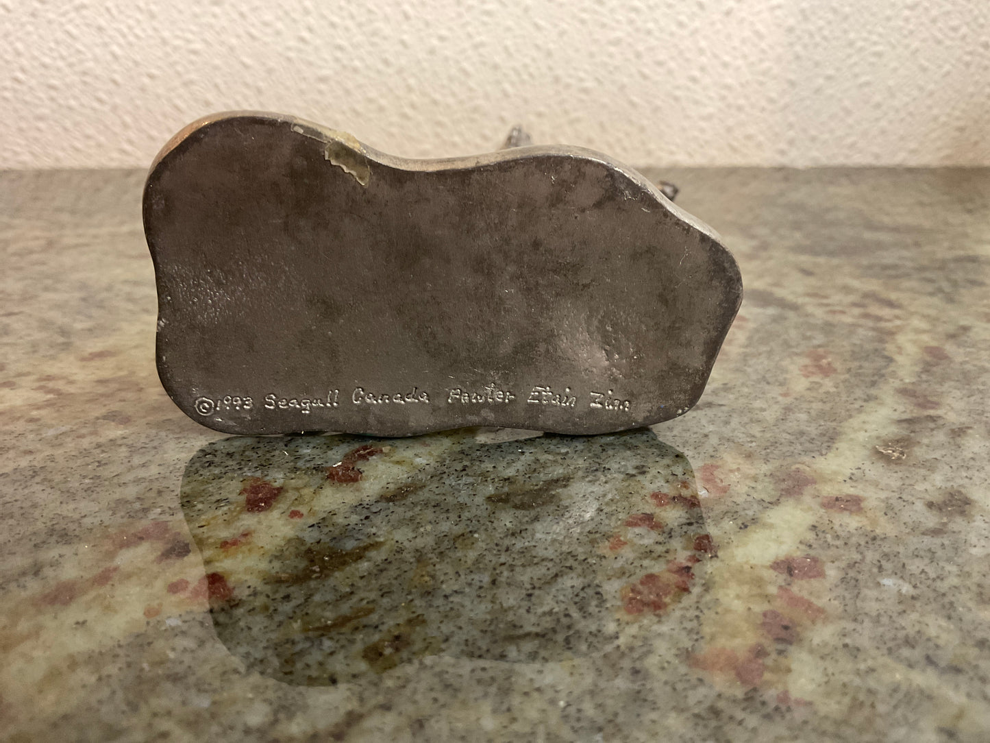 Vintage Pewter Etain-Zinn Giraffe/Koala/Bird