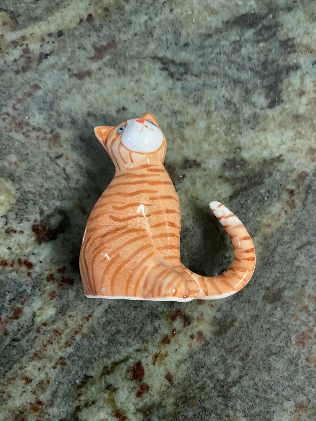 Bone China Orange Tabby Cat