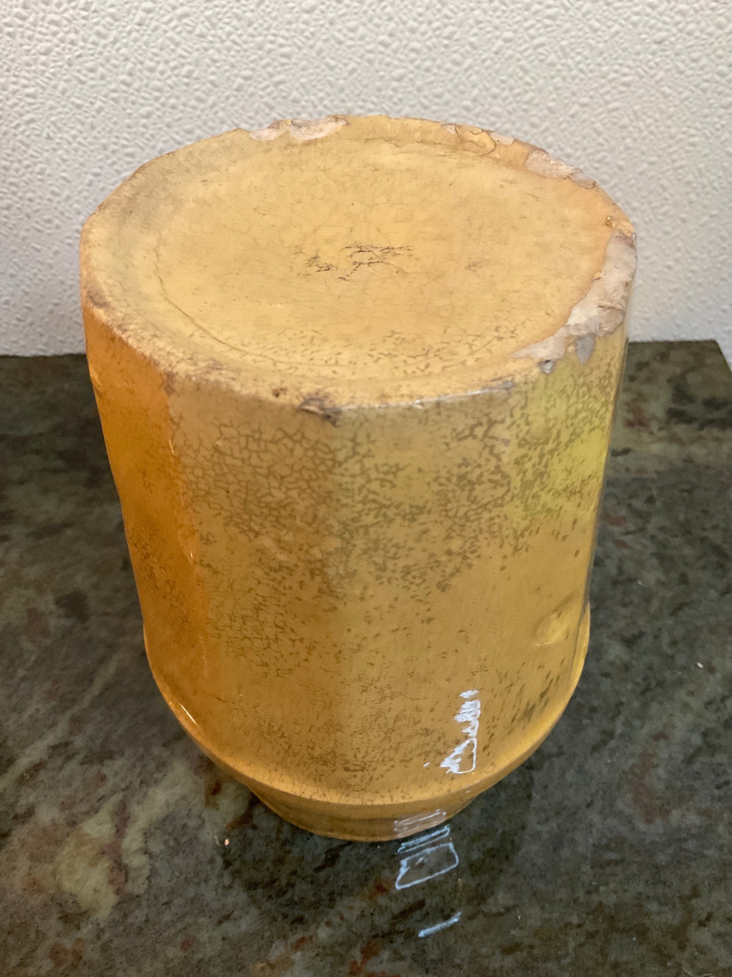 2 Piece YellowWare Canning Jars 1800’s