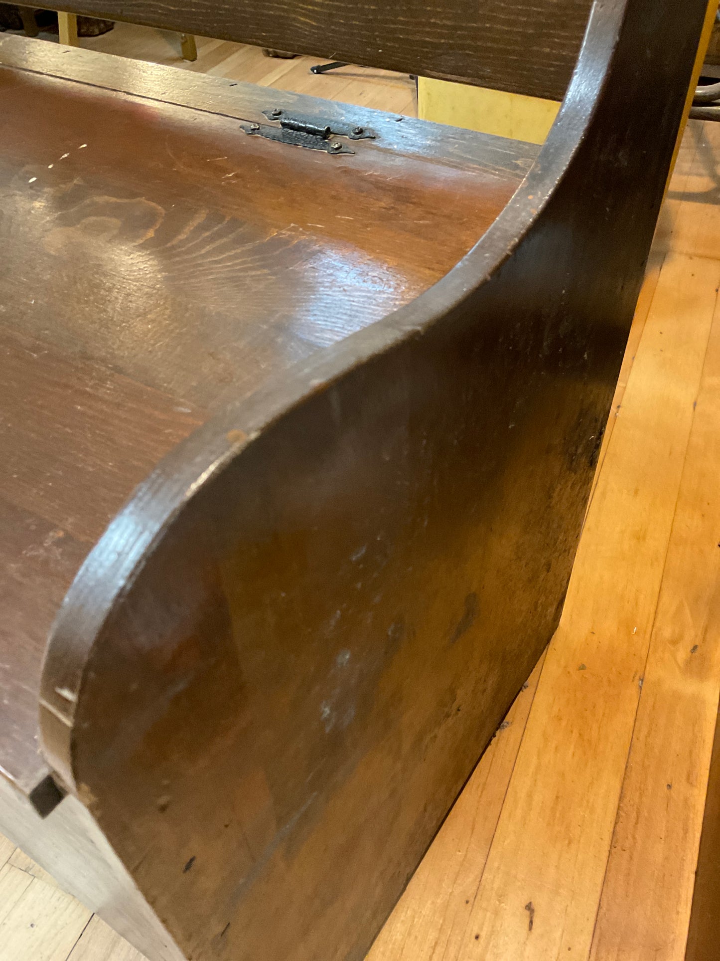 Pine Storage Deacons Bench