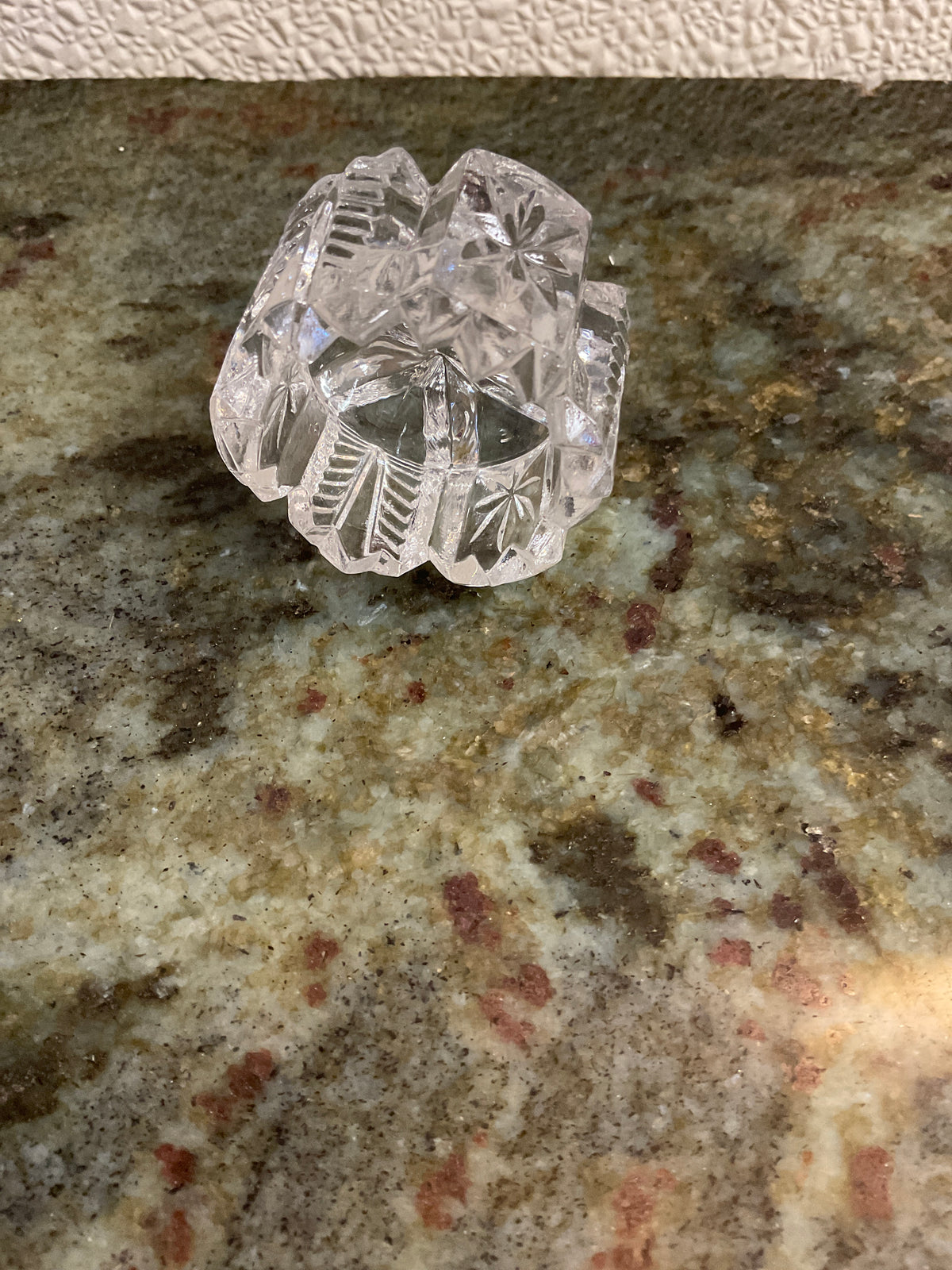 Cut Glass Open Salt Cellar