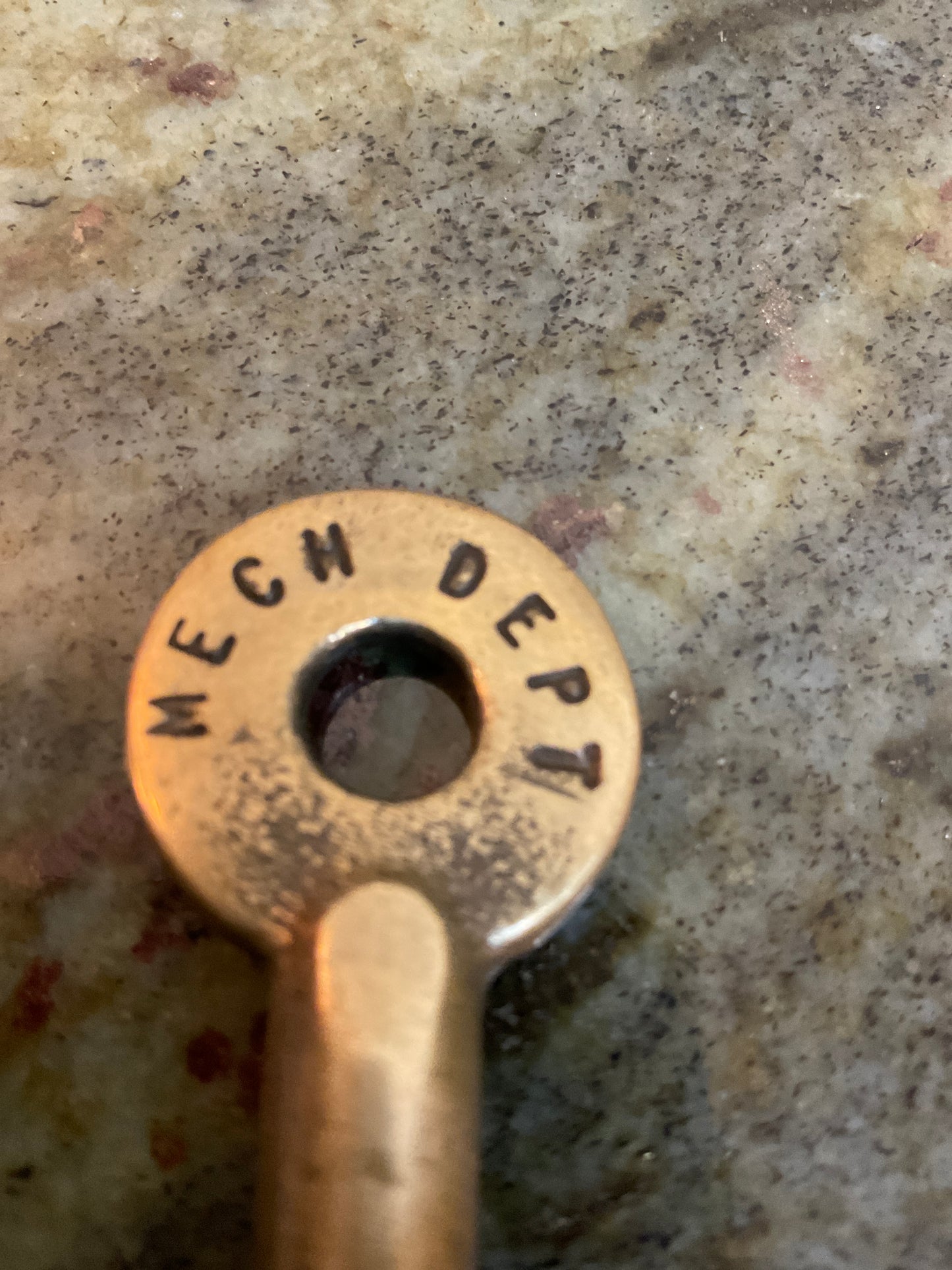 Vintage Hollow Barrel Key