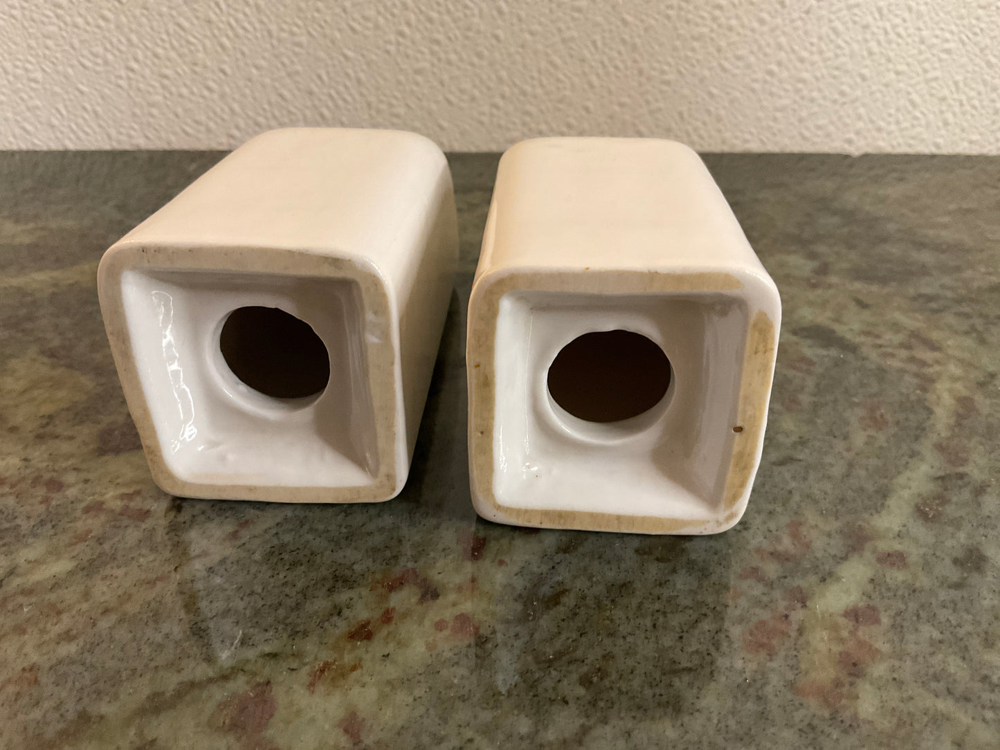 Salt & Pepper White Art Deco Set
