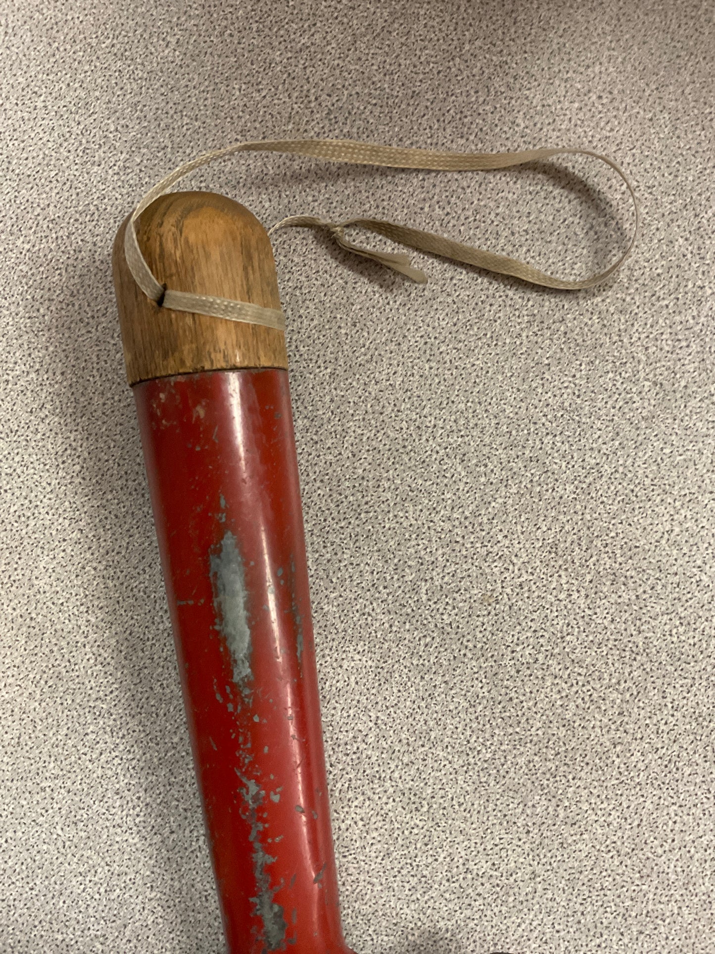 Vintage Red Metal Garden Trowel