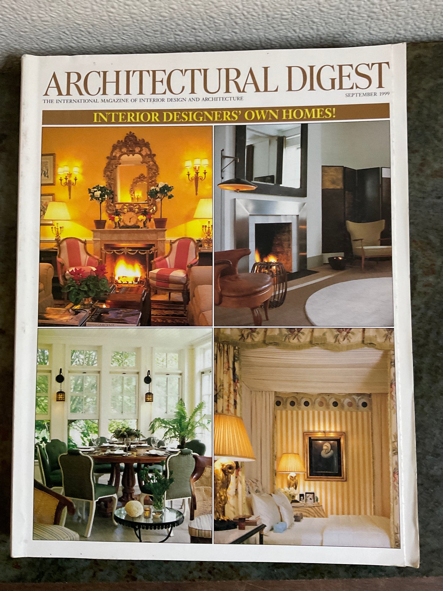 Architectural Digest Magazine September 1999