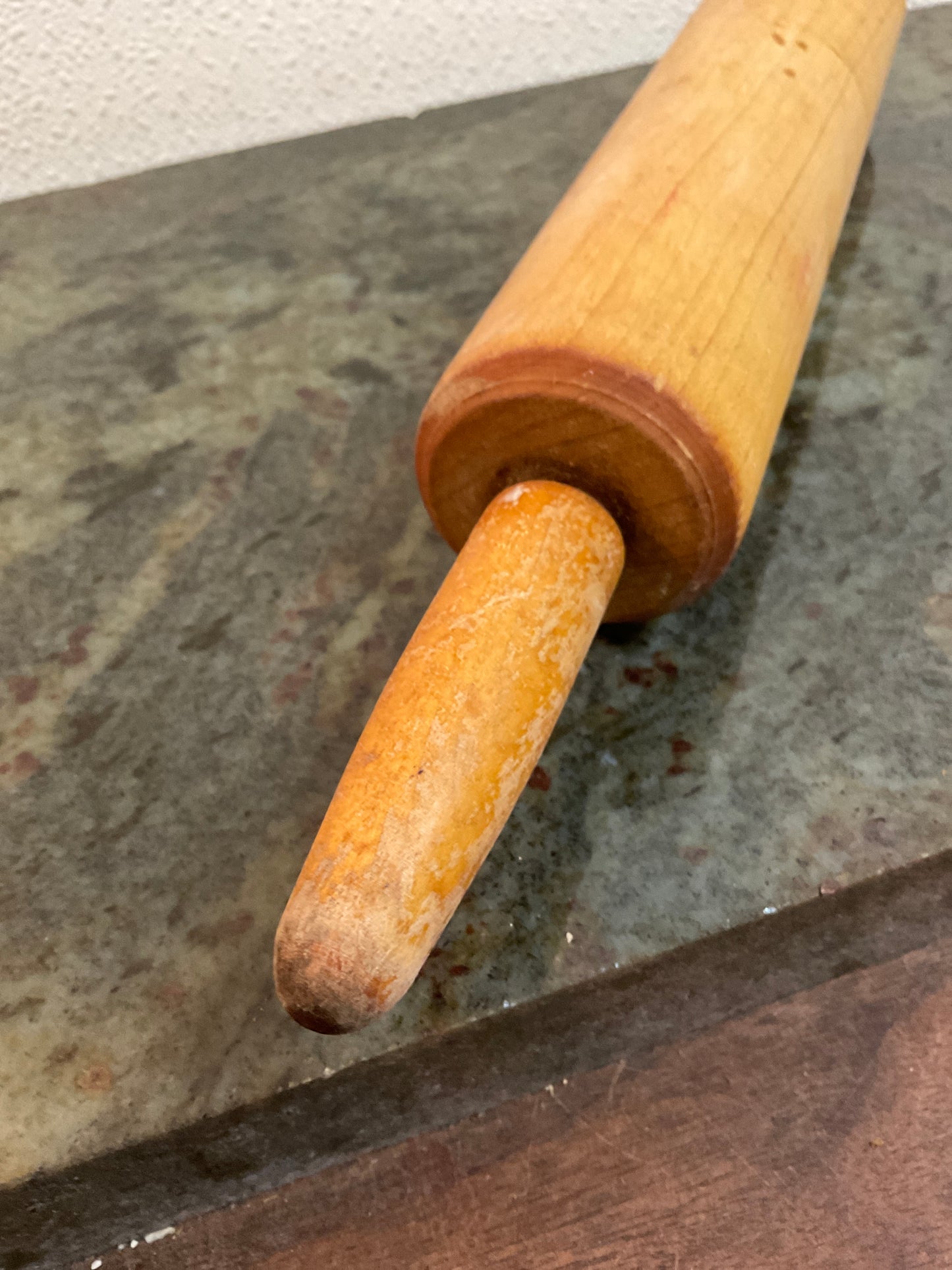 Vintage Wood Maple Rolling Pin