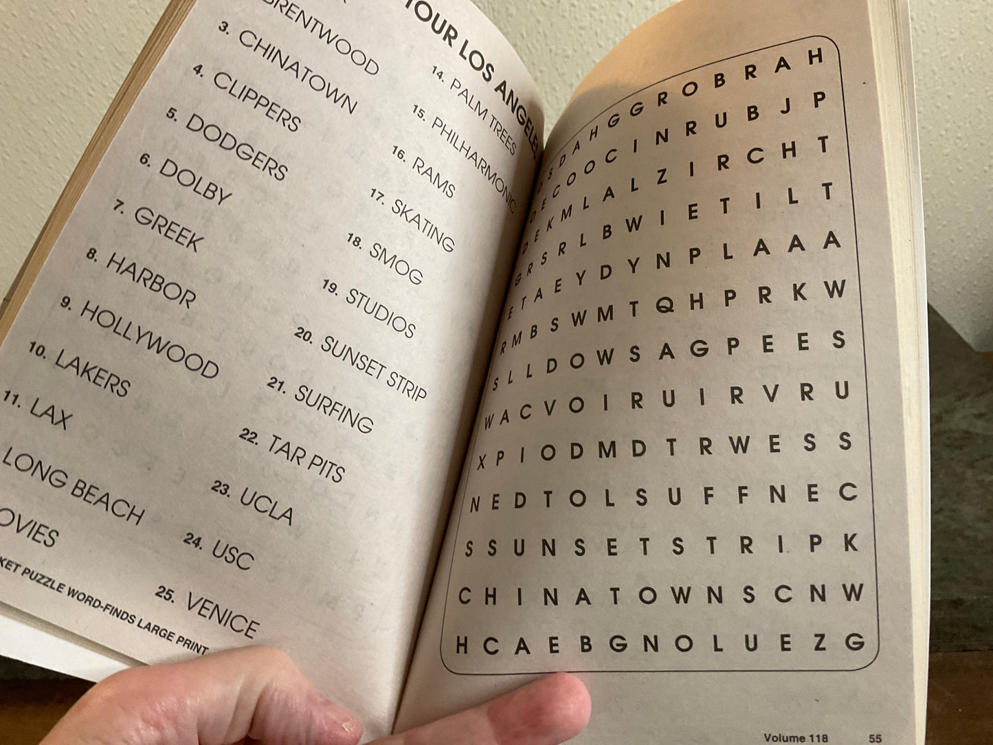 Large Print Word-Finds Pocket Puzzle
