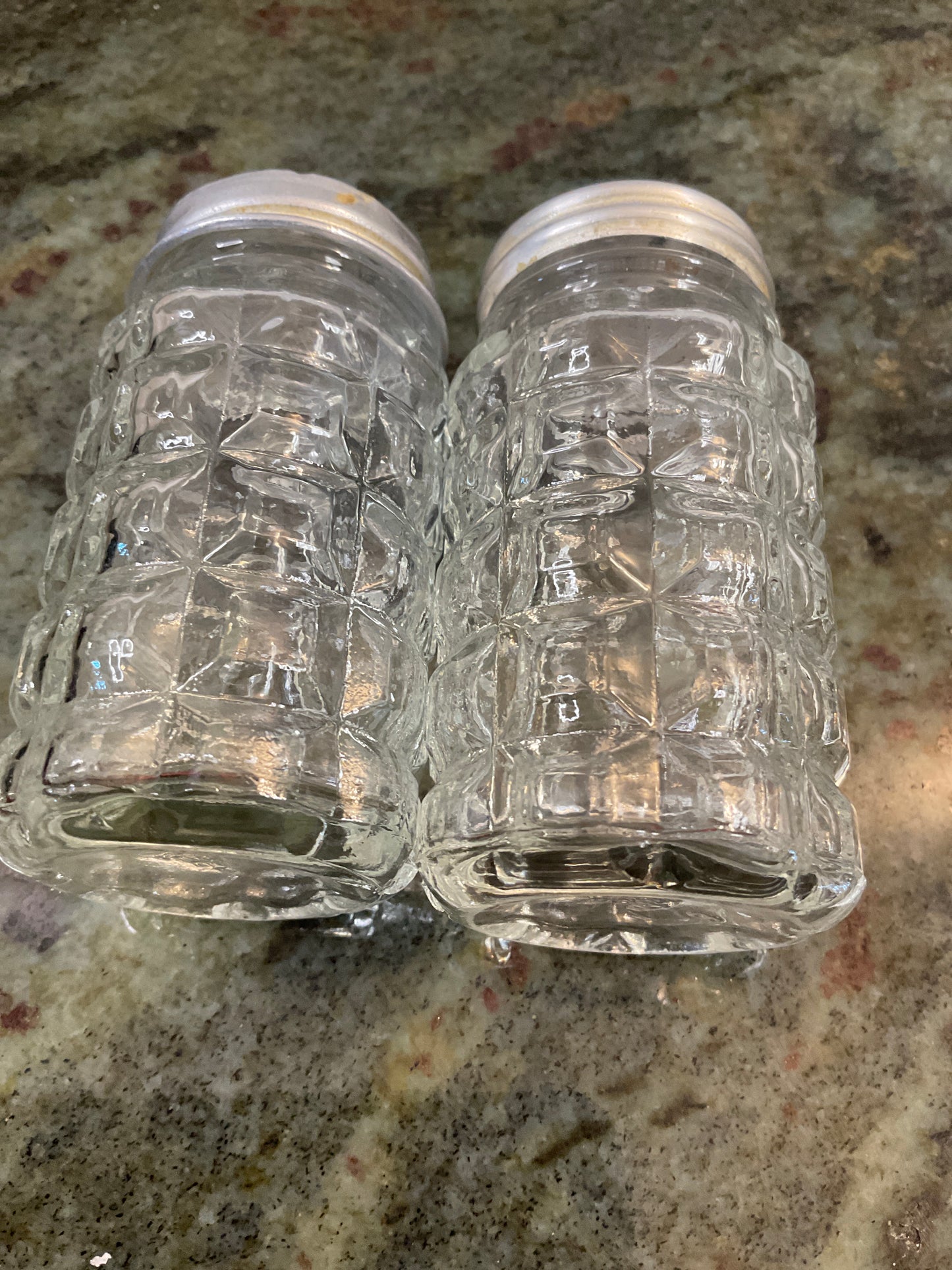 Anchor Hocking Vintage Salt and Pepper Shakers