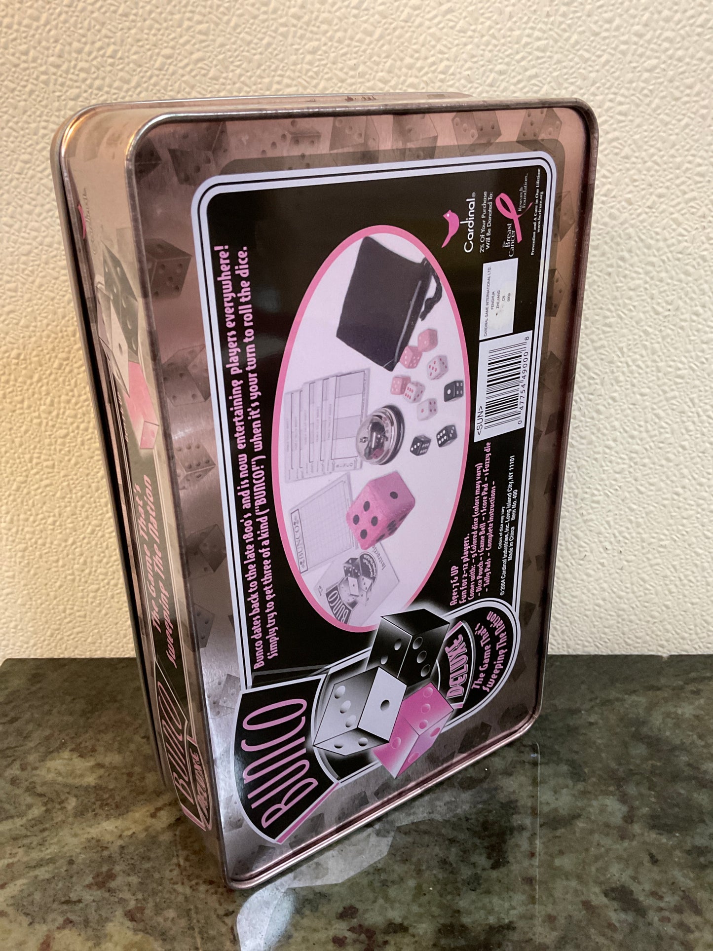 Game Bunco Deluxe Dice Game in Tin