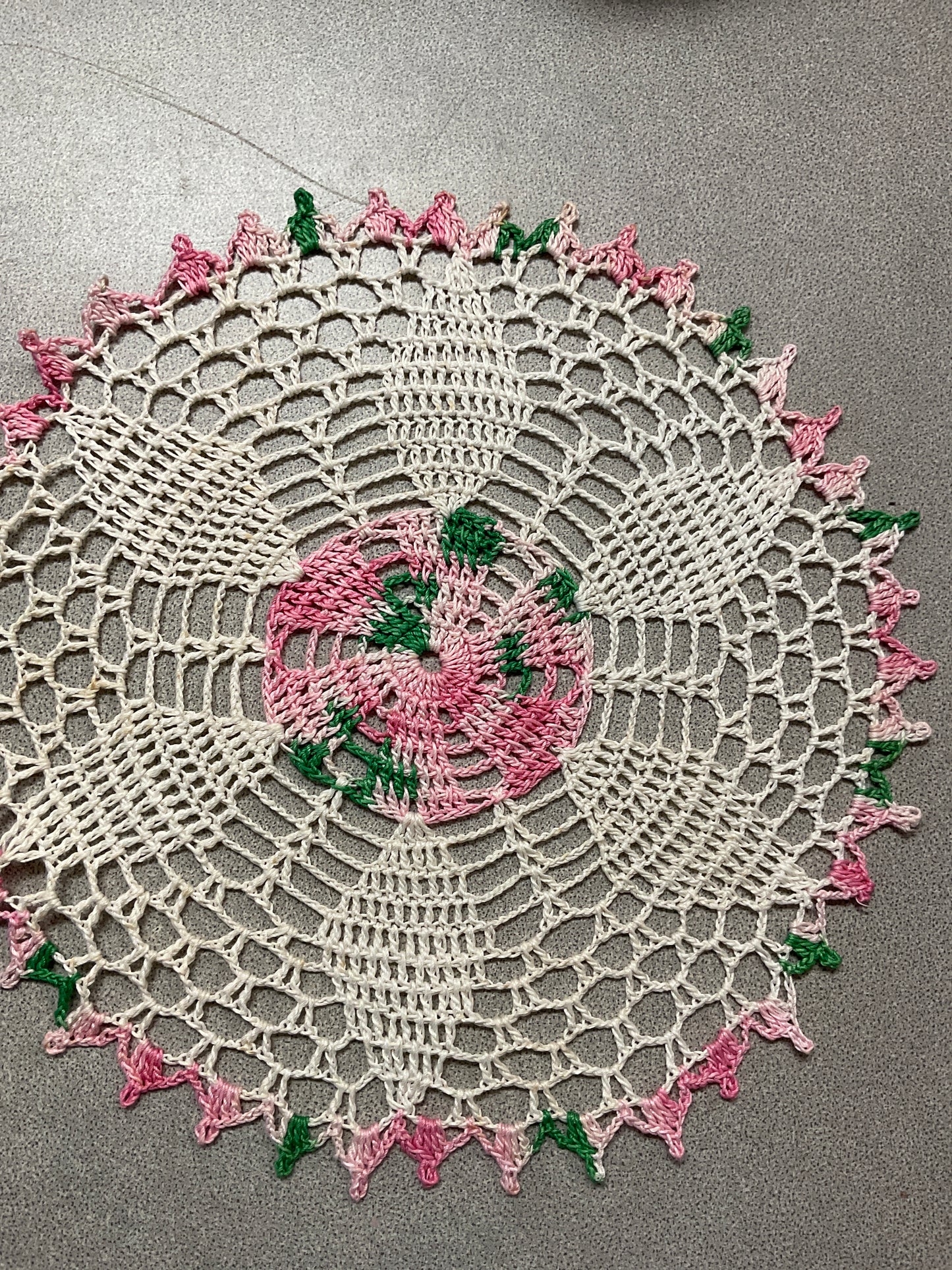 Crocheted Floral Doily