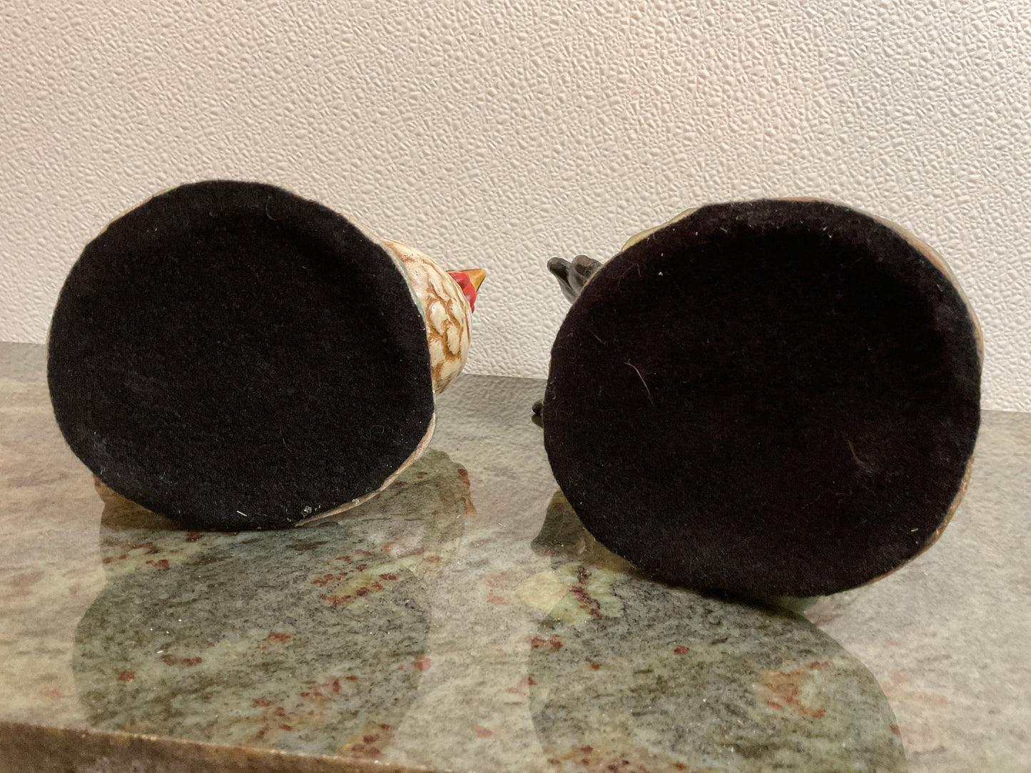 Ceramic Hen & Rooster Set of 2