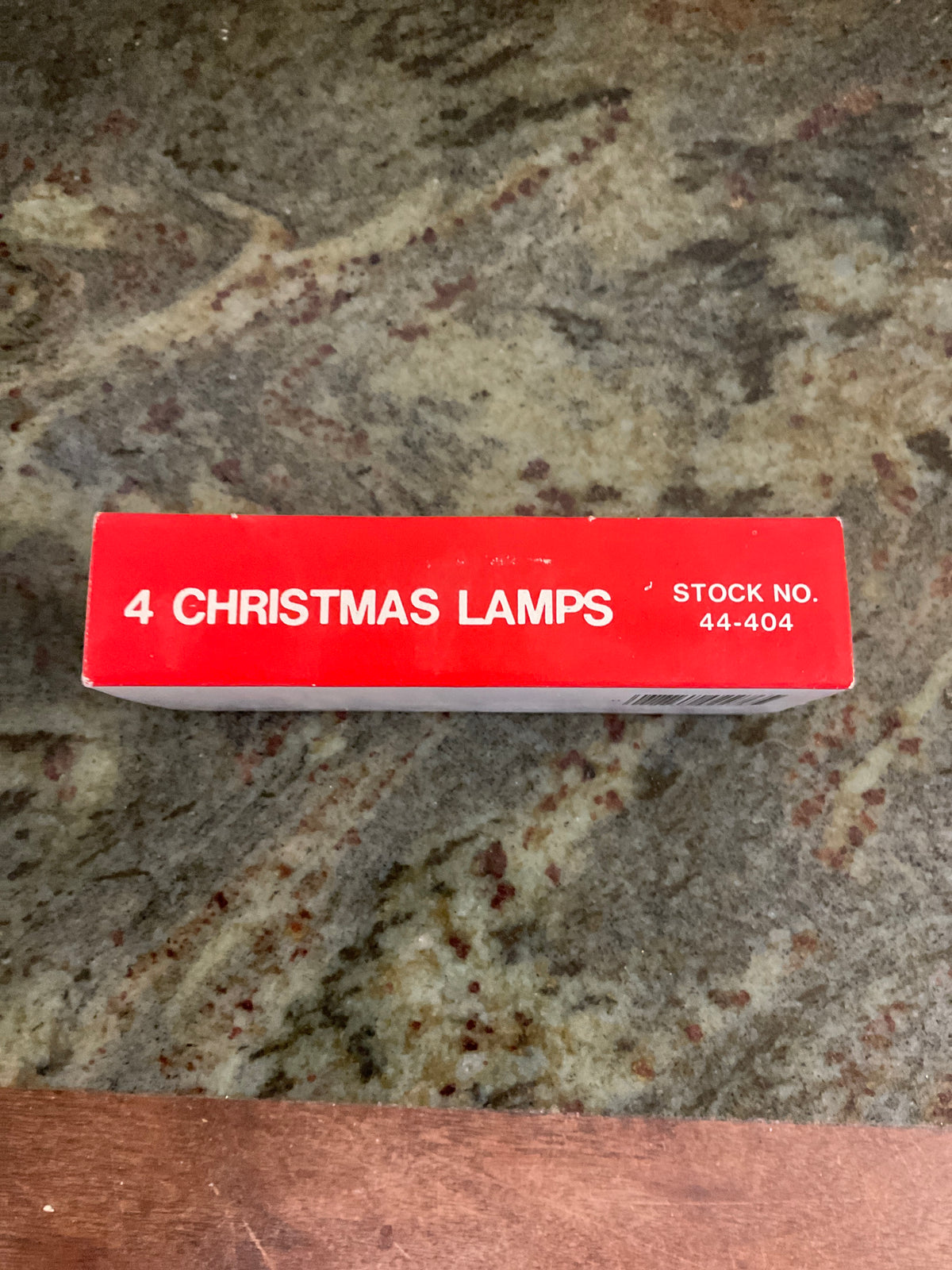 4 Red Christmas Lamp Lights