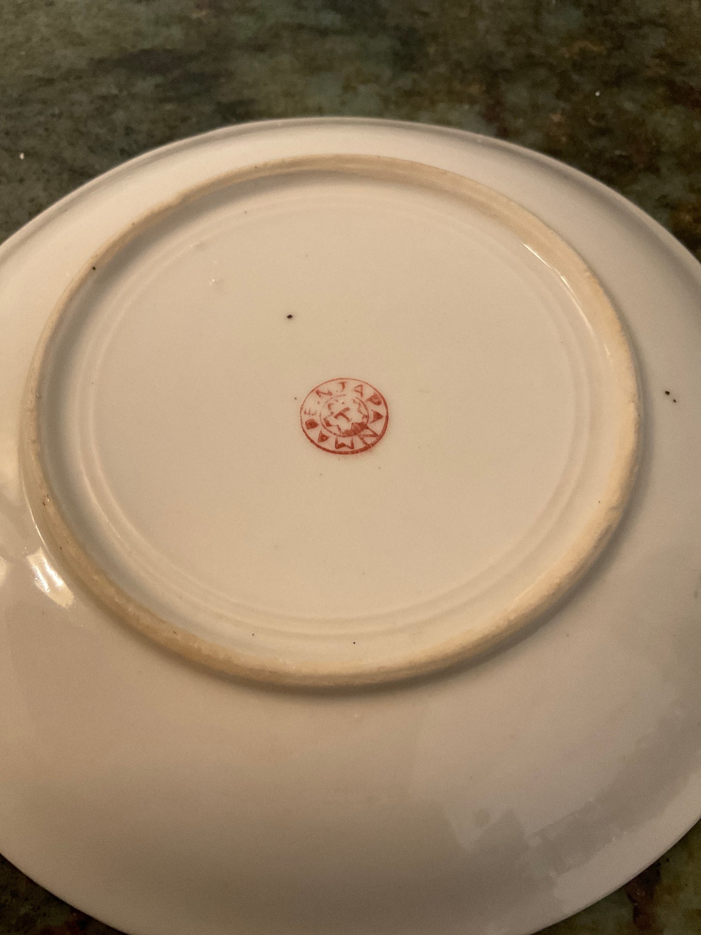 Blue Lusterware Saucer made in Japan