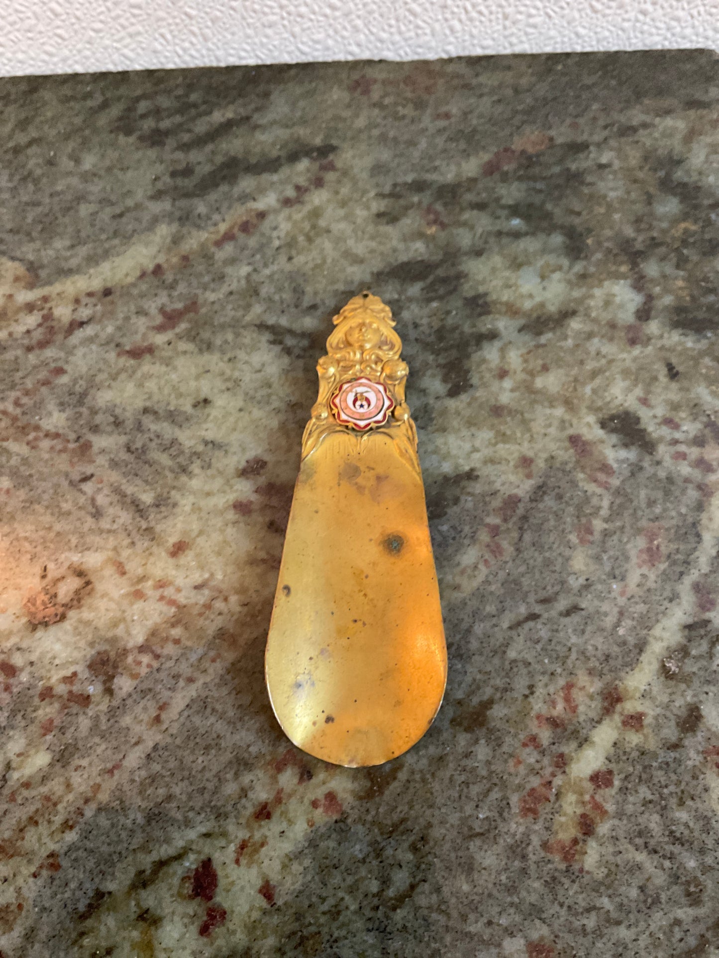Shriners Brass Vintage Shoehorn