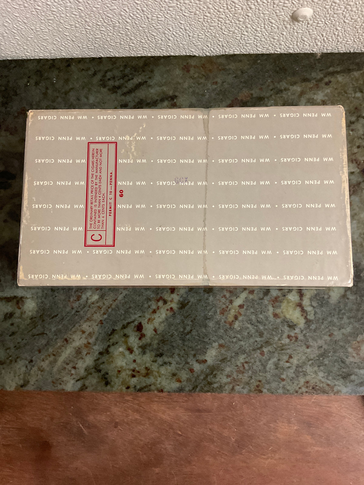 Wm Penn Mildest Cigar Ever Made Box
